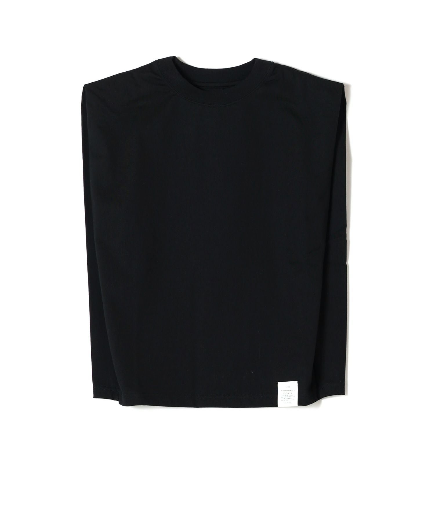 HYKE カットソー　黒 HYKE(ハイク)】 SLEEVELESS TEE｜PARIGOT ONLINE（パリゴオンライン）