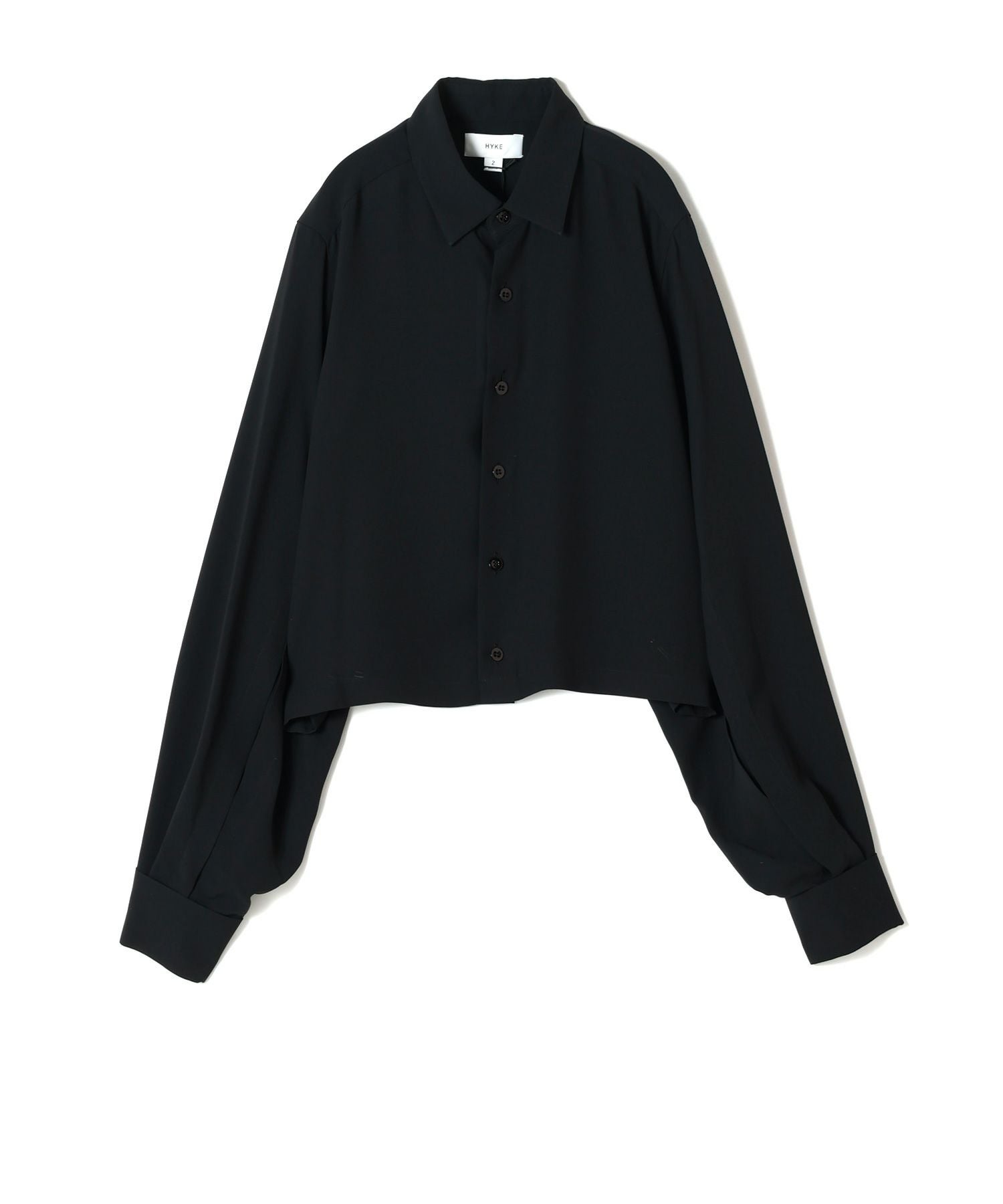 HYKE(ハイク)】 TAP CROPPED SHIRT｜PARIGOT ONLINE（パリゴオンライン）