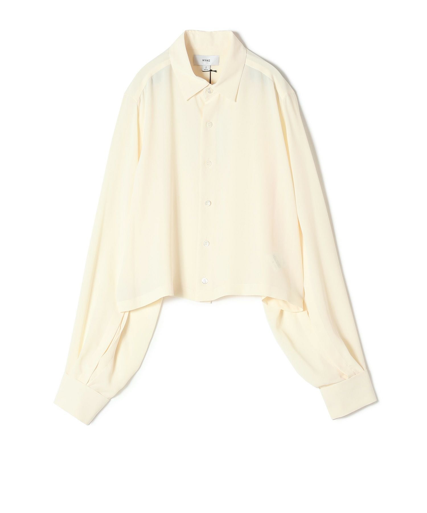 HYKE(ハイク)】 TAP CROPPED SHIRT｜PARIGOT ONLINE（パリゴオンライン）
