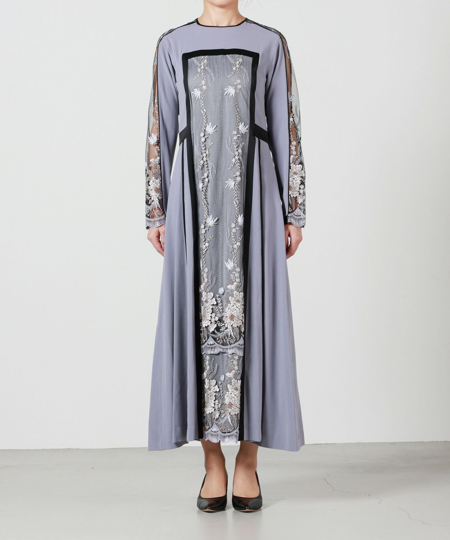 MURRAL(ミューラル)】 Framed flower lace dress｜PARIGOT ONLINE