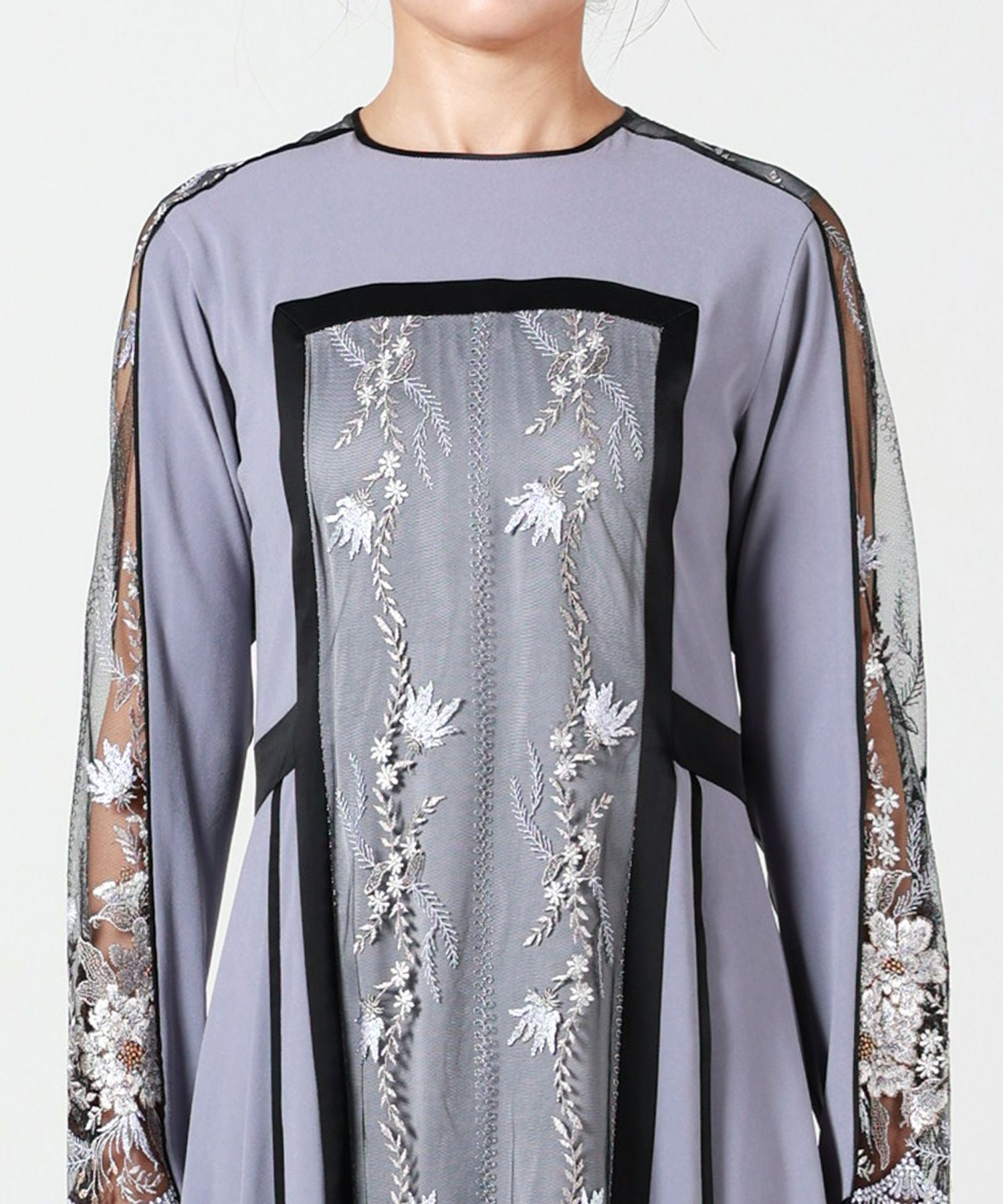 MURRAL(ミューラル)】 Framed flower lace dress｜PARIGOT ONLINE