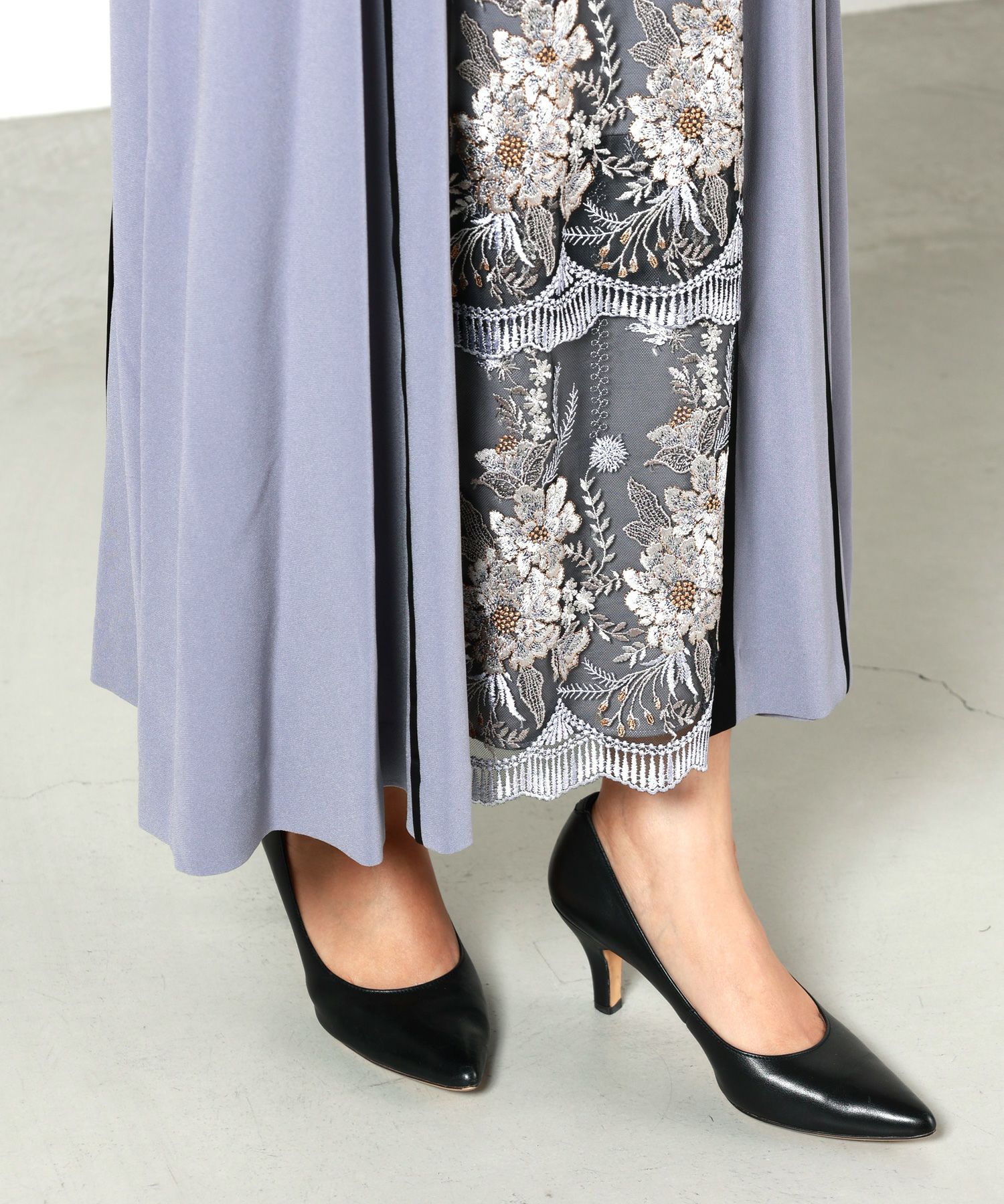 MURRAL(ミューラル)】 Framed flower lace dress｜PARIGOT ONLINE