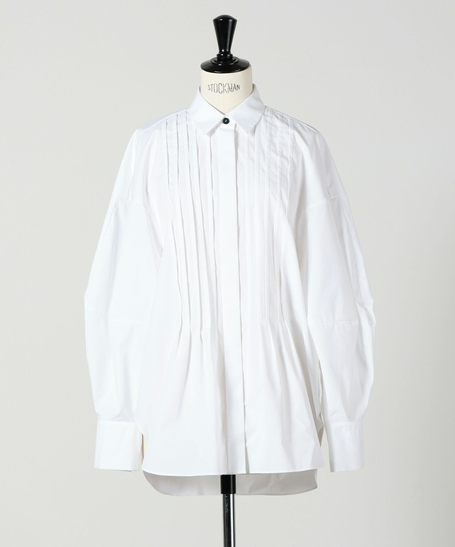 ENFOLD エンフォルド　RANDOM‐TUCK シャツ  25SS＊ 25SS】ENFOLD エンフォルド / LAYERED HALF‐SLEEVES SHIRT / シャツ