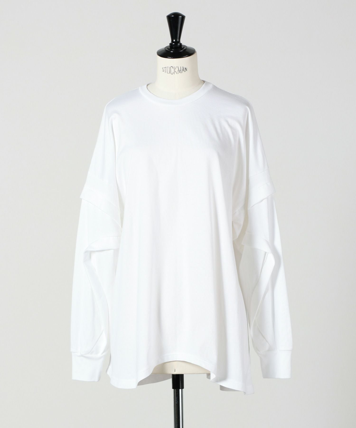 ENFOLD(エンフォルド)】 CURVE-SEAM LONG-SLEEVE T-SHIRT｜PARIGOT