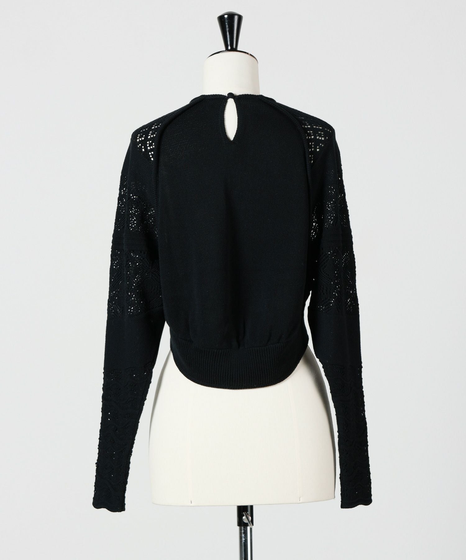 Mame Kurogouchi(マメ クロゴウチ)】 Lace Knitted Top｜PARIGOT