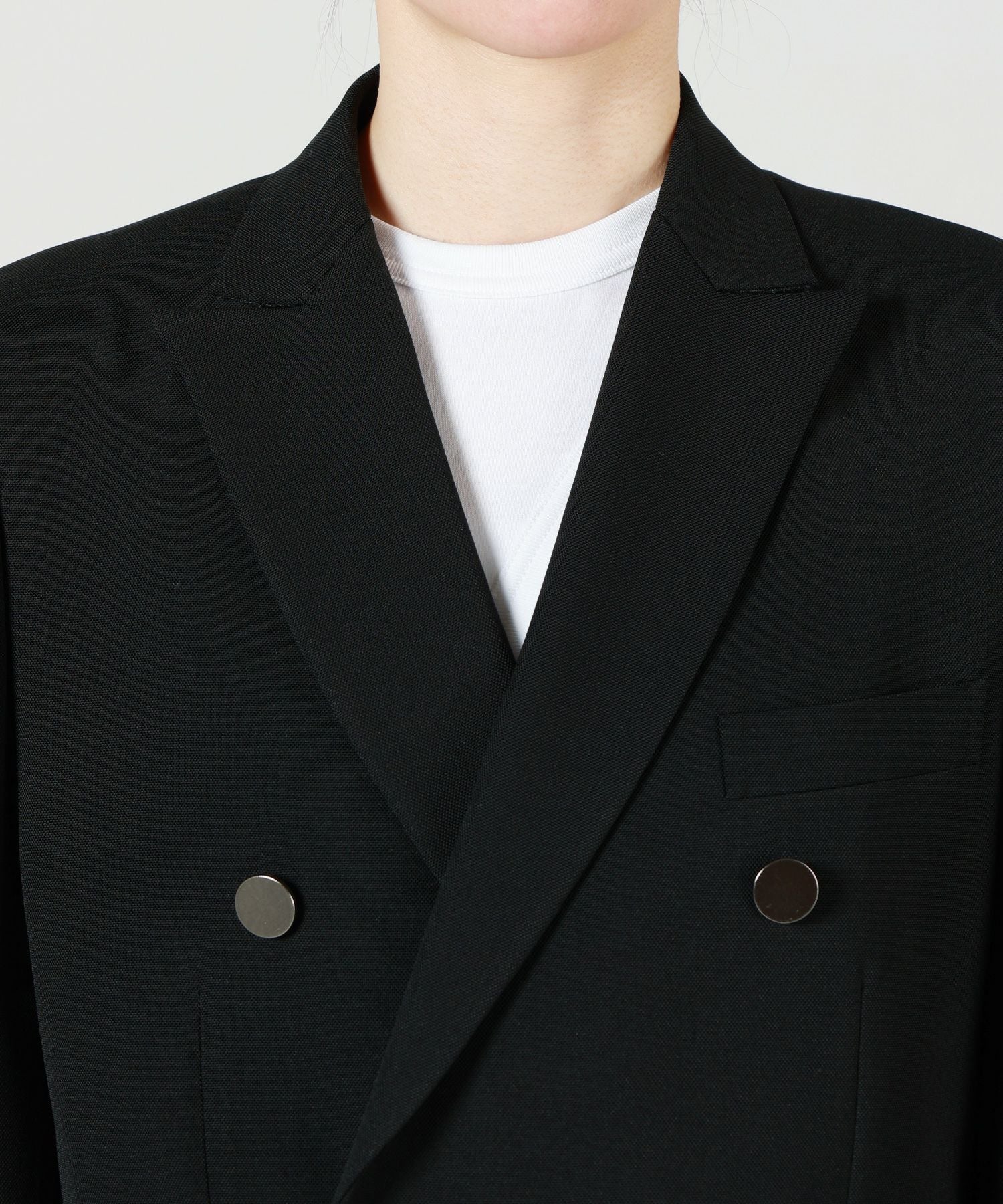 HYKE(ハイク)】 OXFORD DOUBLE-BREASTED BLAZER｜PARIGOT ONLINE