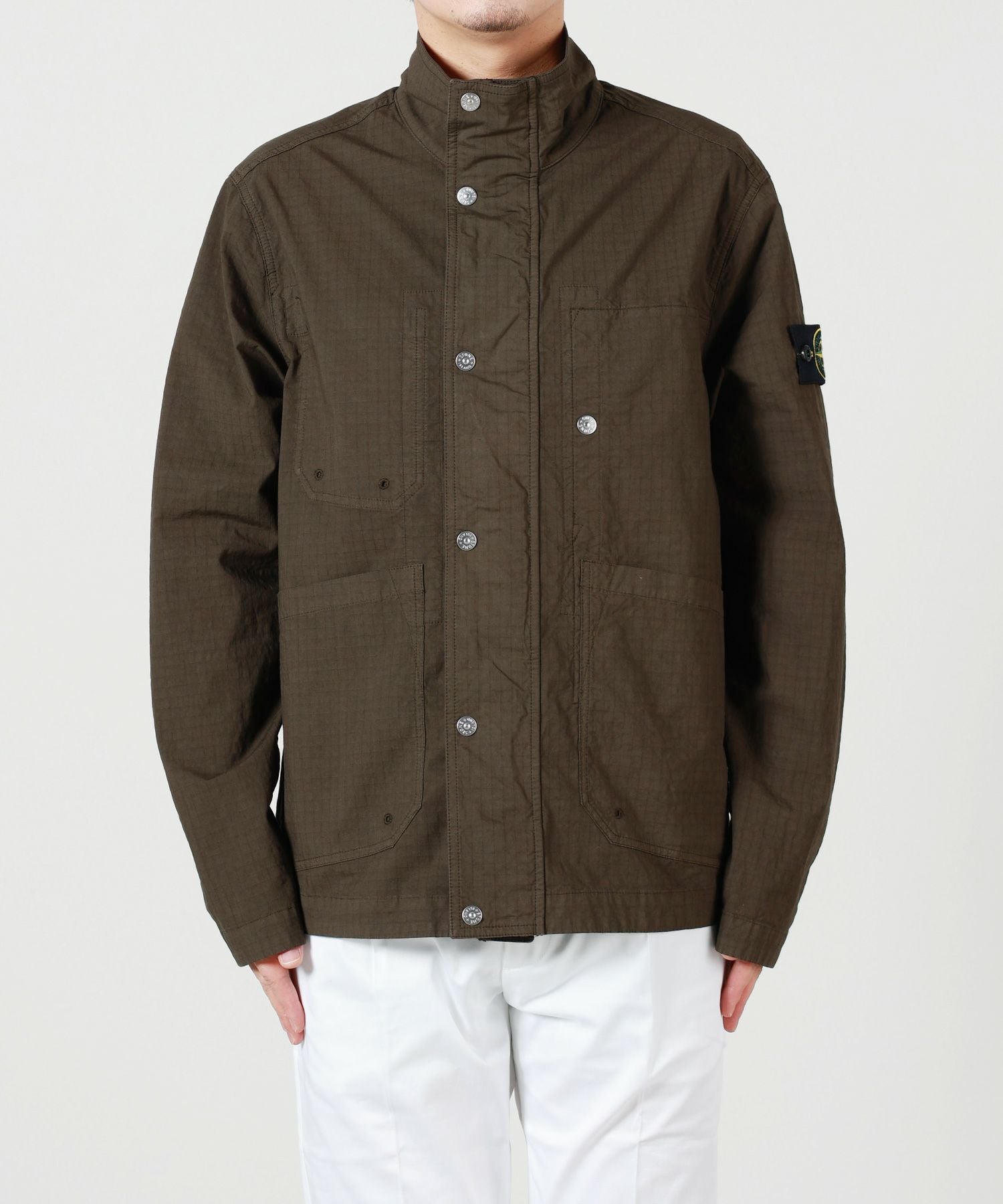 STONE ストーンアイランド/M STONE ISLAND (ストーンアイランド) メンズ ナイロンジャケット ロゴ