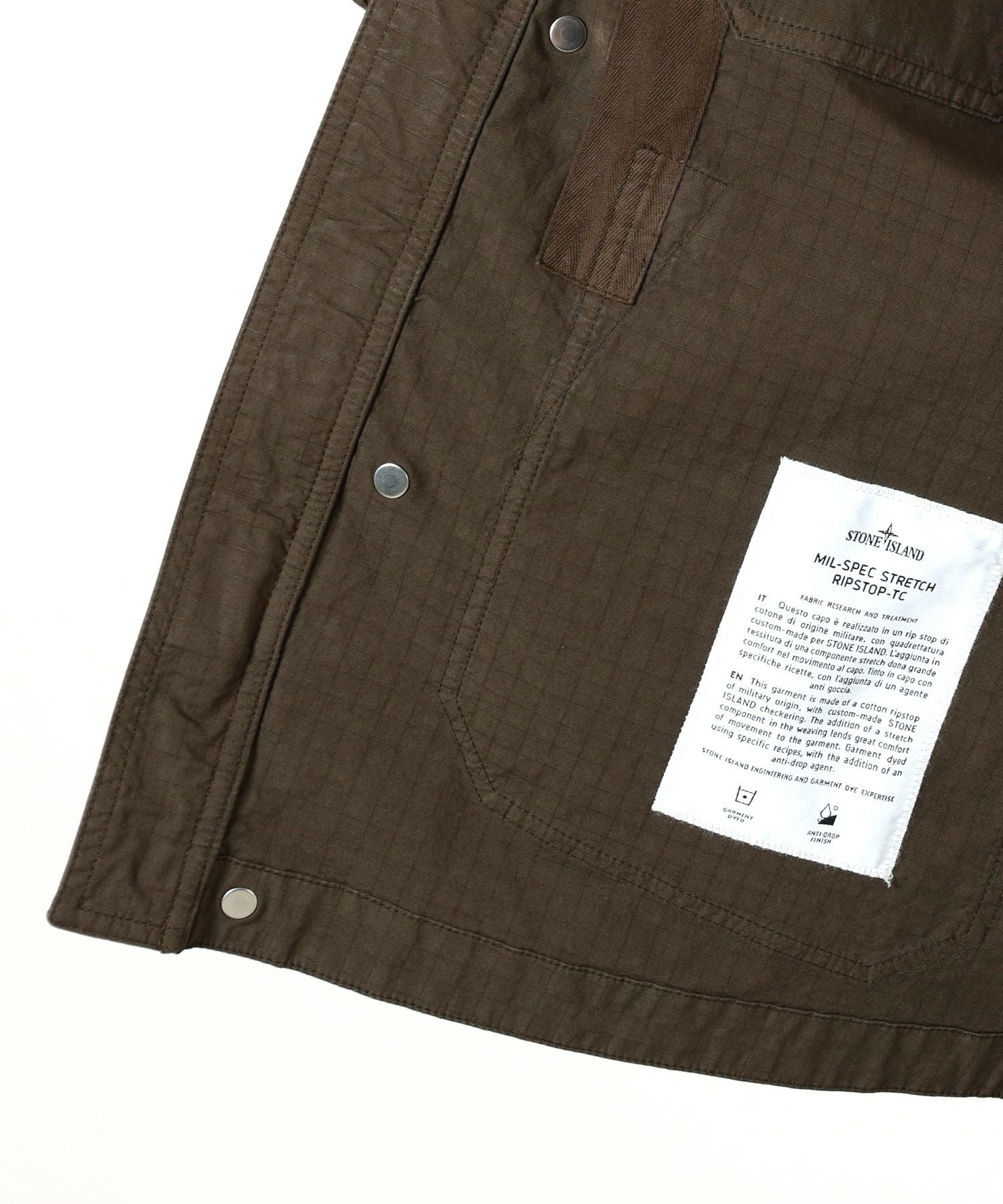 STONE ISLAND(ストーンアイランド)】 MIL-SPEC STRETCH ジャケット