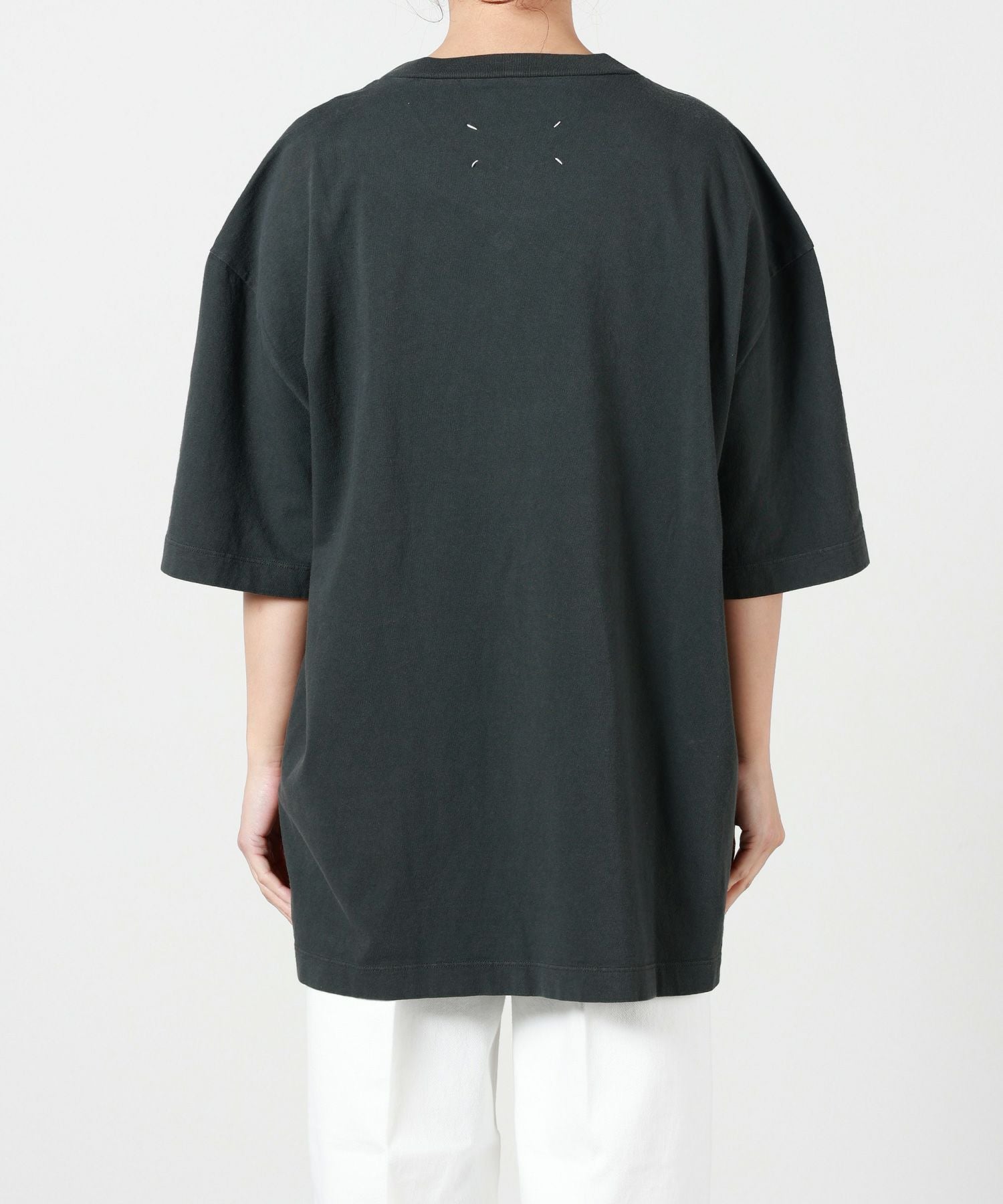 新品 メゾンマルジェラ オーバーサイズTシャツ チャリティー XSサイズ 黒 S50GC0646_S23883_855_H.jpg