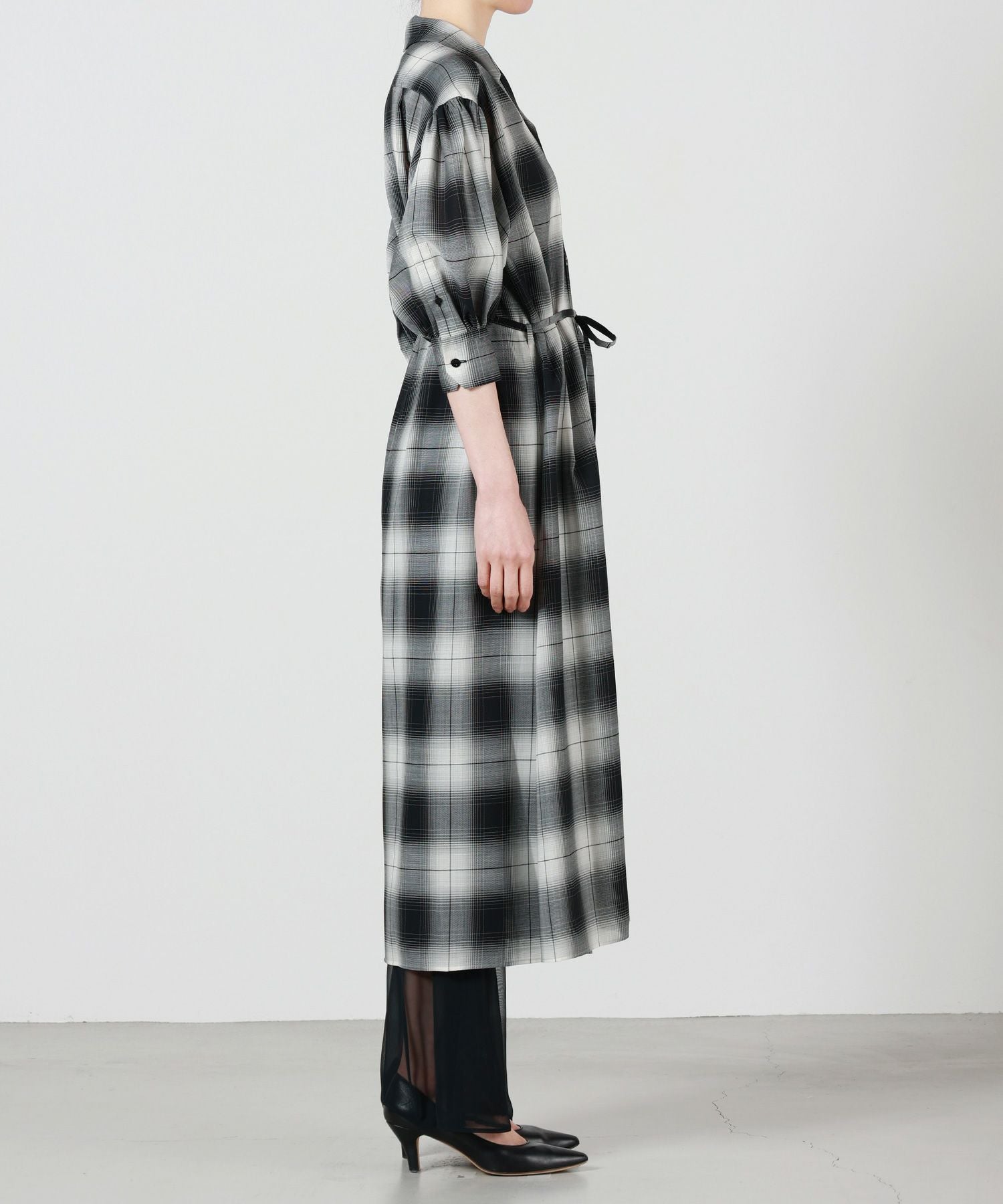 HYKE(ハイク)】 T/W OMBRE CHECK DRESS｜PARIGOT ONLINE（パリゴ