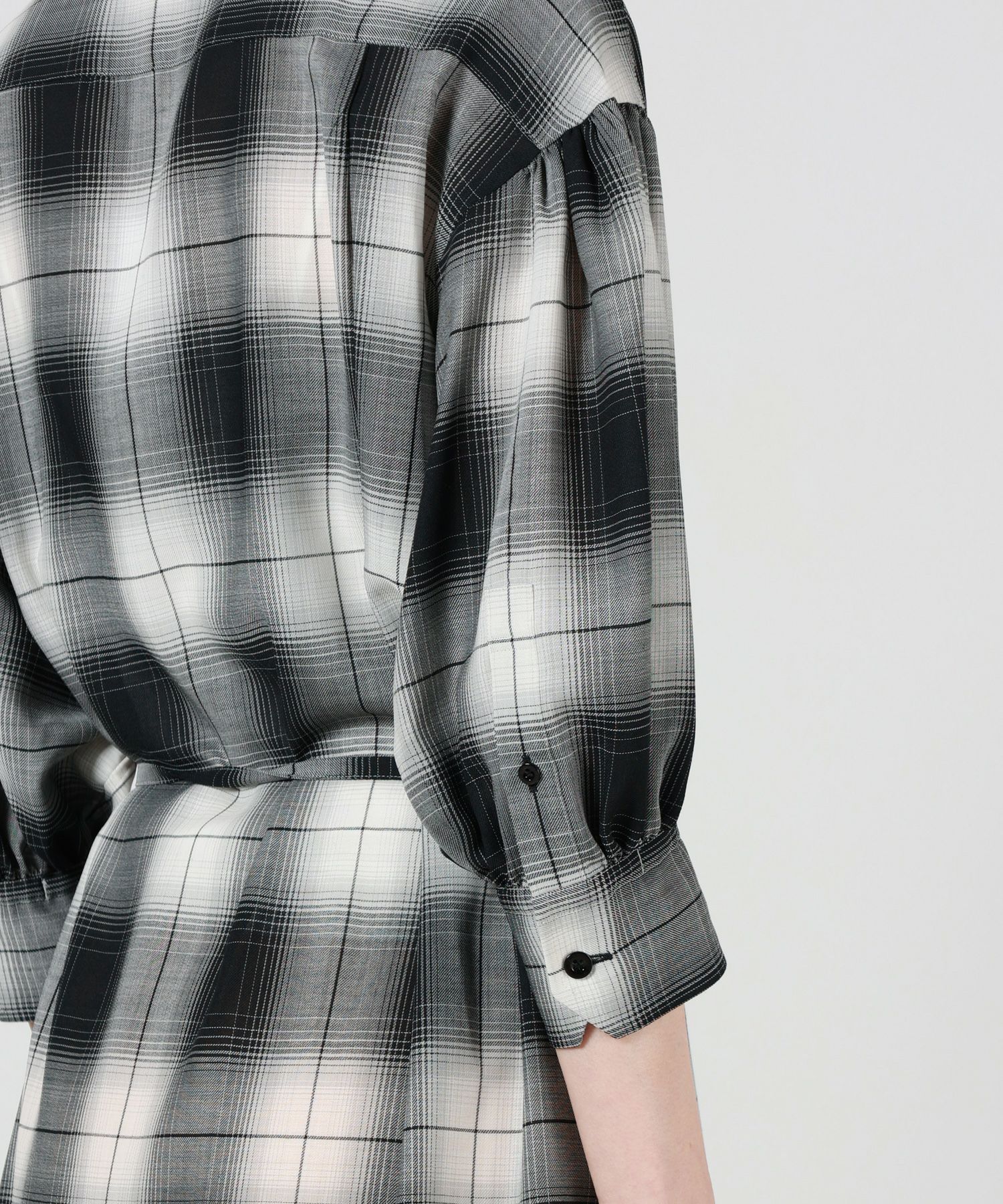 HYKE(ハイク)】 T/W OMBRE CHECK DRESS｜PARIGOT ONLINE（パリゴ