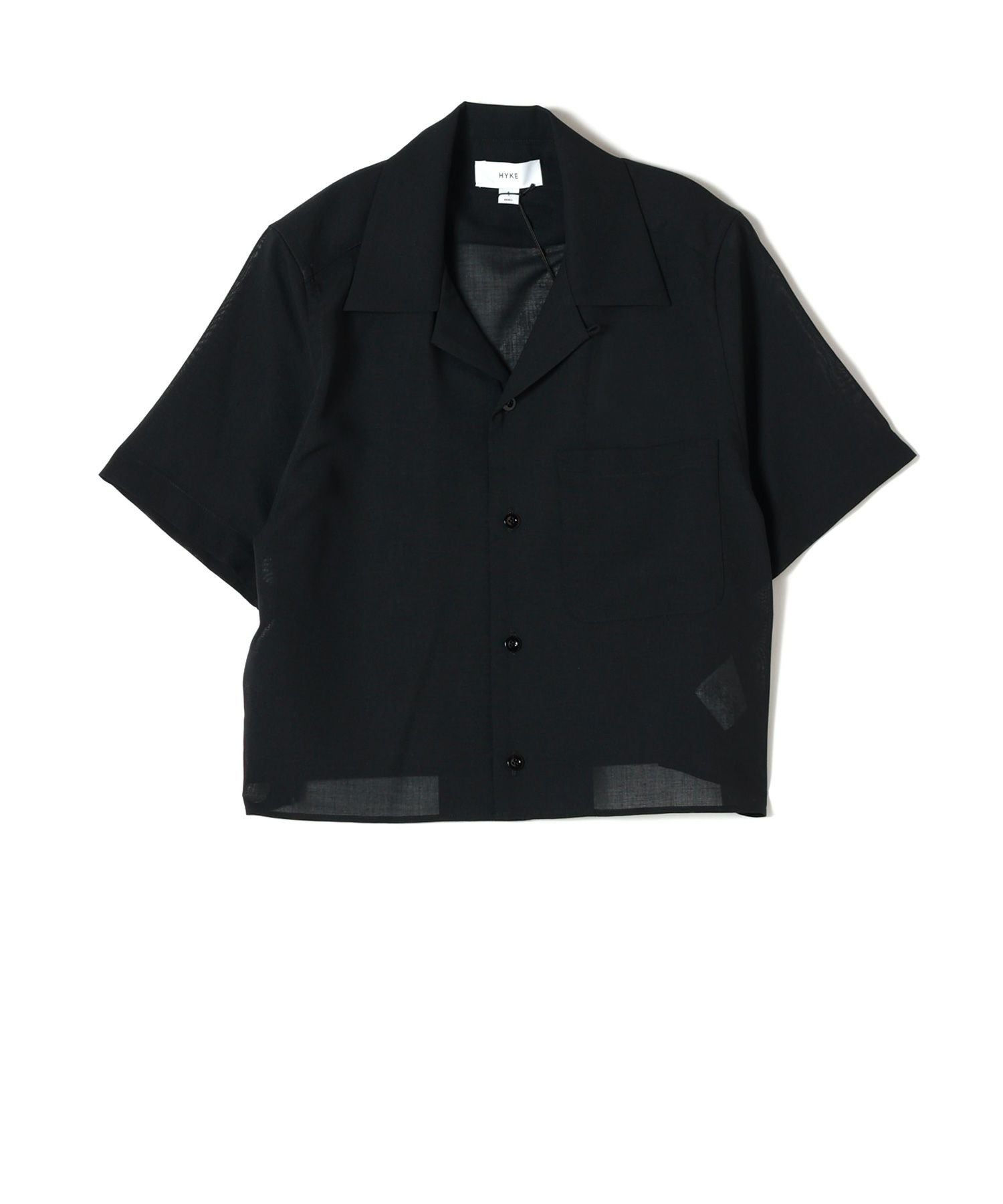 HYKE(ハイク)】 T/W VOILE CROPPED SHIRT｜PARIGOT ONLINE（パリゴ
