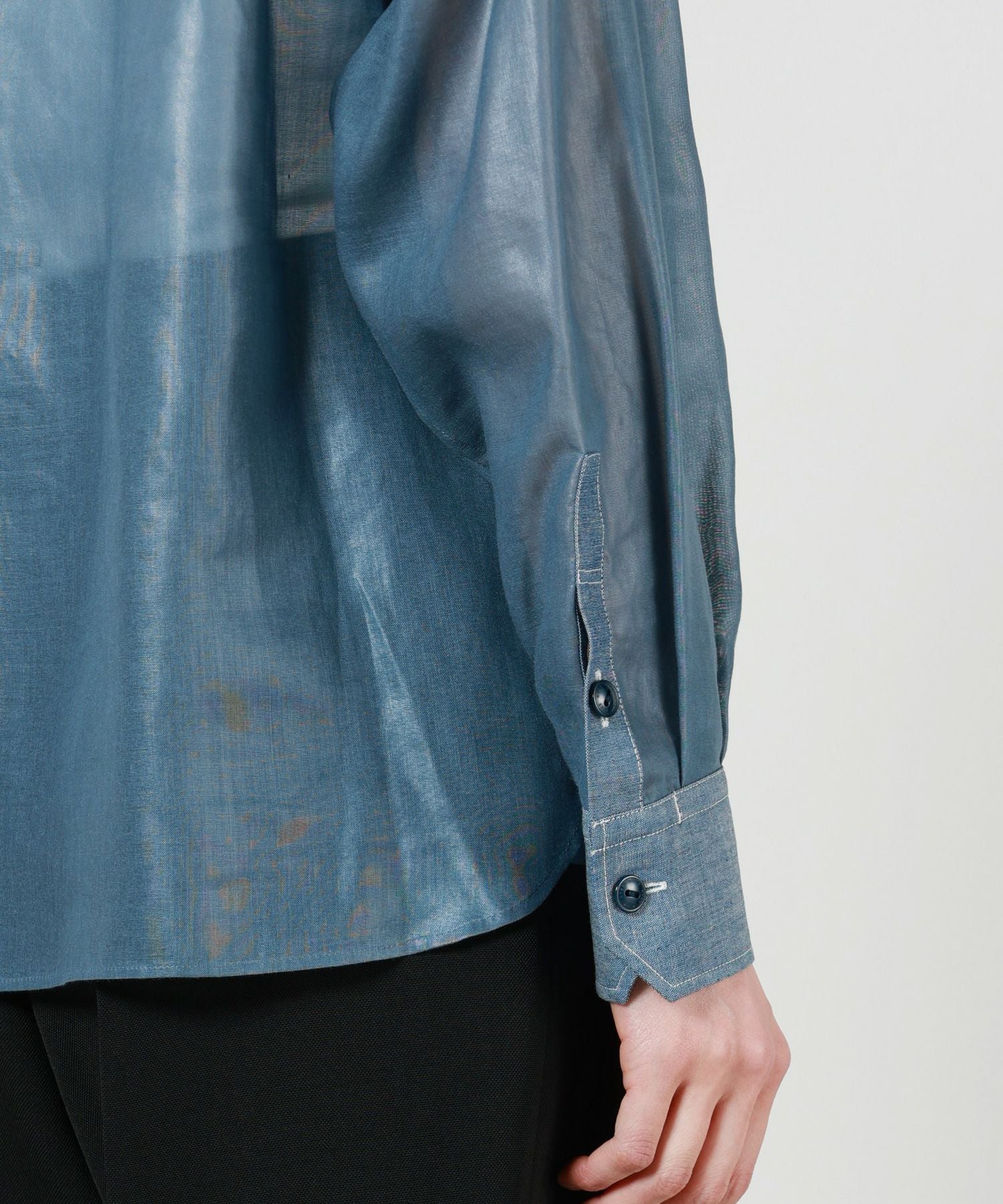 HYKE(ハイク)】 SHEER CHAMBRAY SHIRT｜PARIGOT ONLINE（パリゴ
