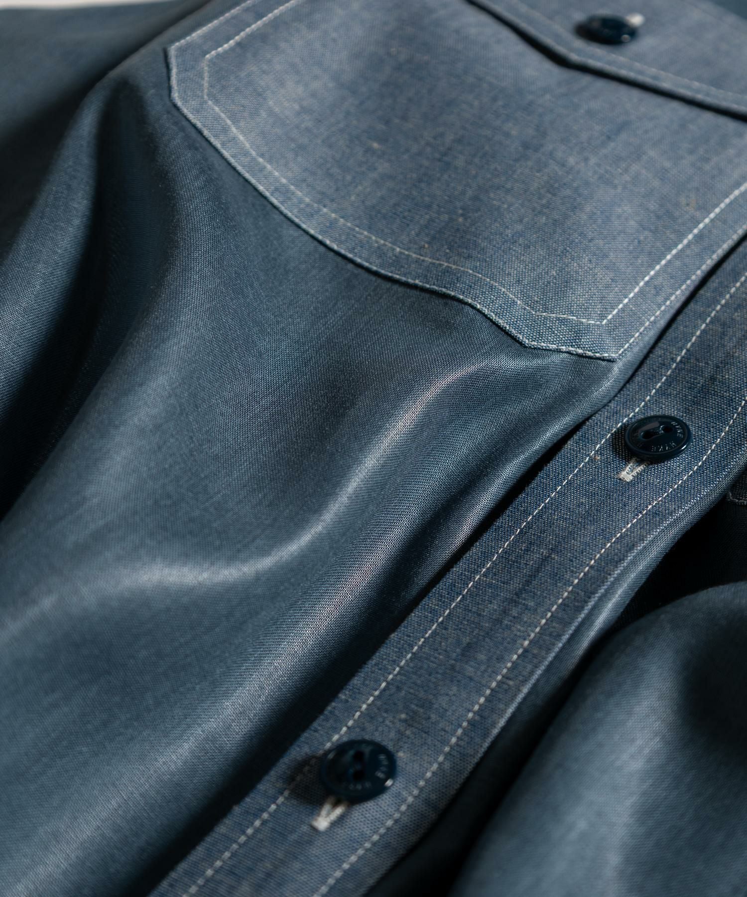 HYKE(ハイク)】 SHEER CHAMBRAY SHIRT｜PARIGOT ONLINE（パリゴ