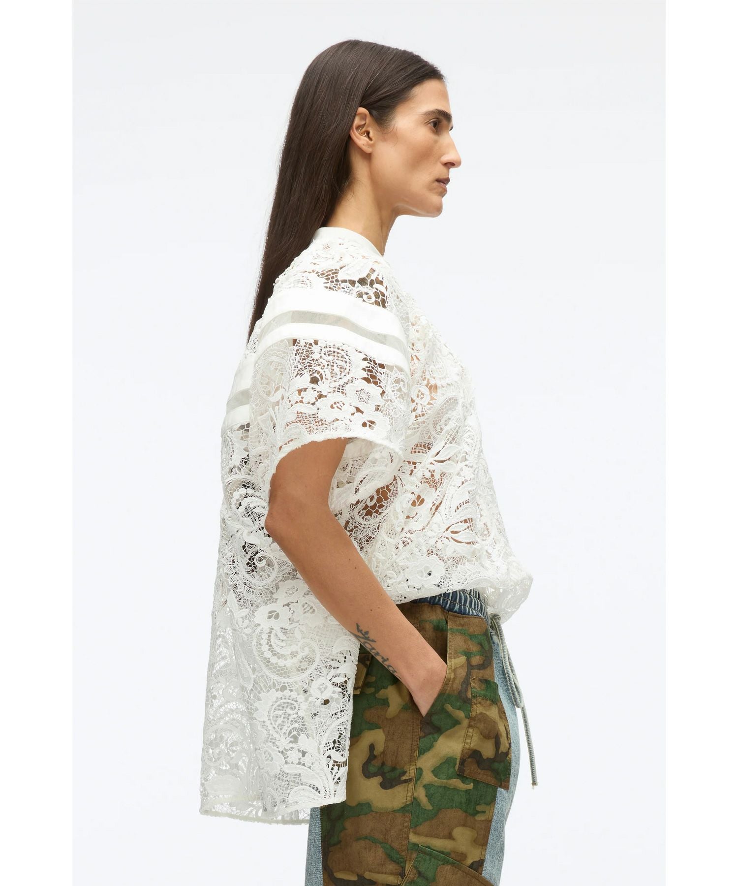 3.1 Phillip Lim(スリーワン フィリップリム)】 CORDED EMBROIDERED