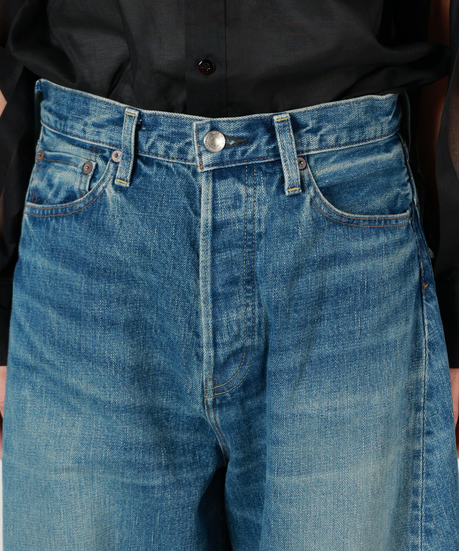 HYKE(ハイク)】 DENIM BARREL LEG JEANS｜PARIGOT ONLINE（パリゴ