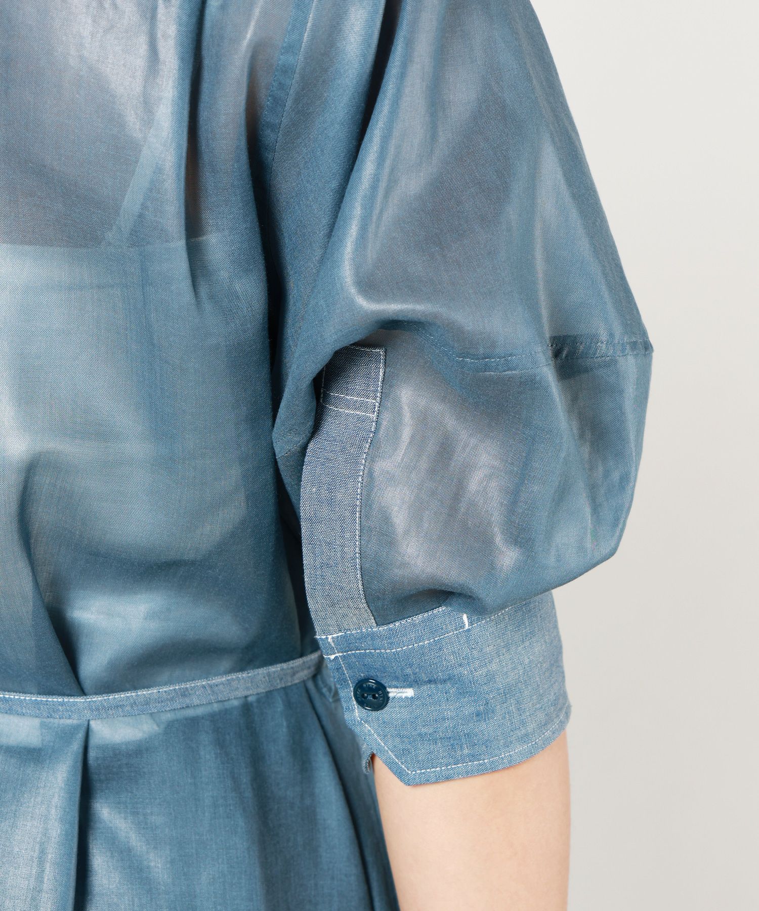 HYKE(ハイク)】 SHEER CHAMBRAY DRESS｜PARIGOT ONLINE（パリゴ