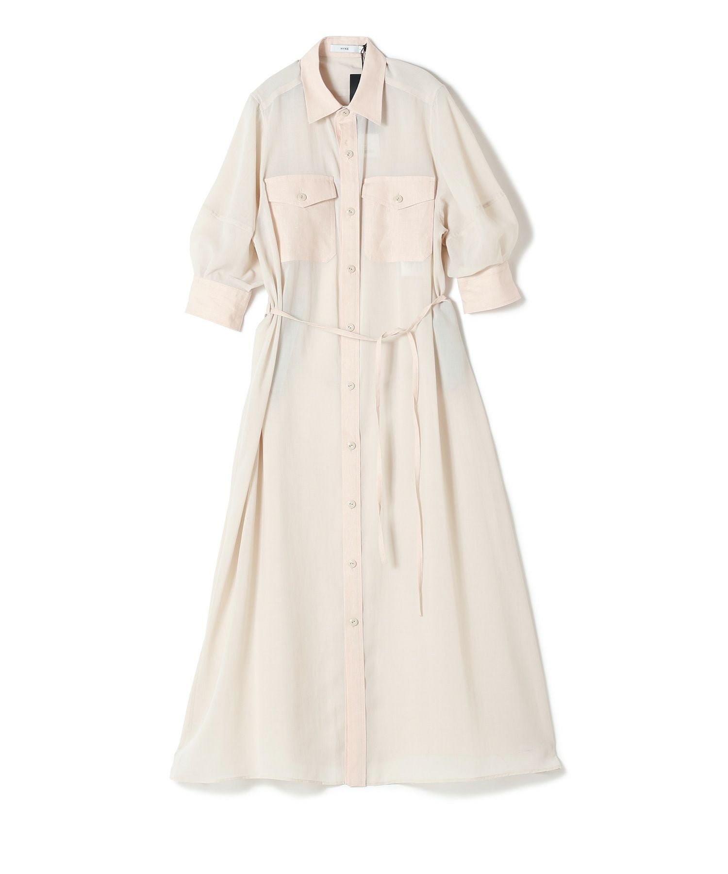 HYKE(ハイク)】 SHEER TWILL DRESS｜PARIGOT ONLINE（パリゴオンライン）