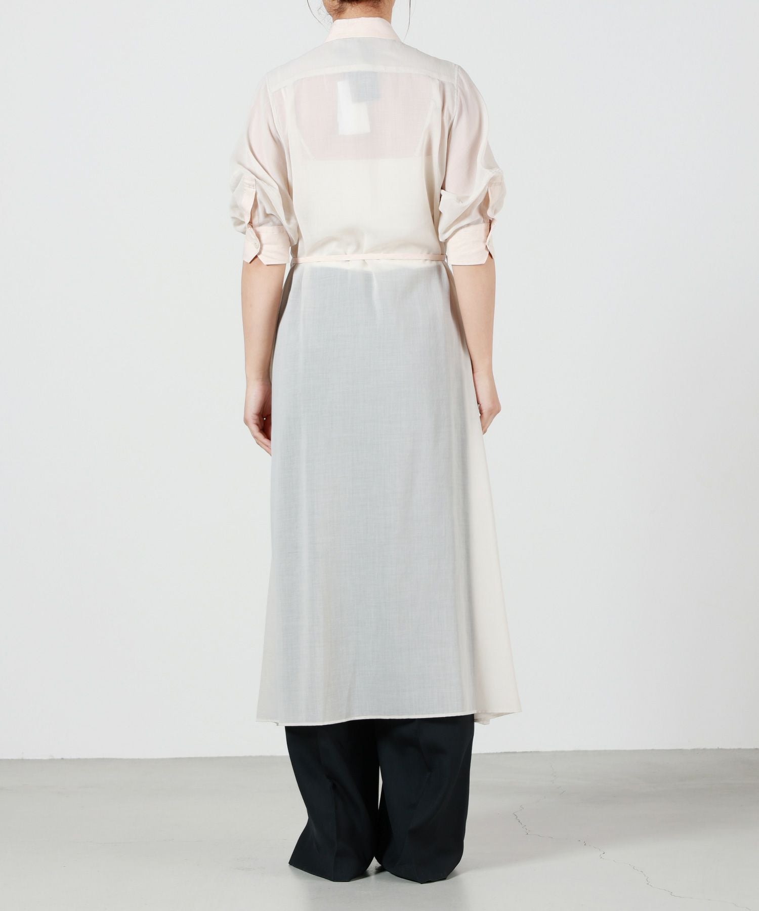HYKE(ハイク)】 SHEER TWILL DRESS｜PARIGOT ONLINE（パリゴオンライン）