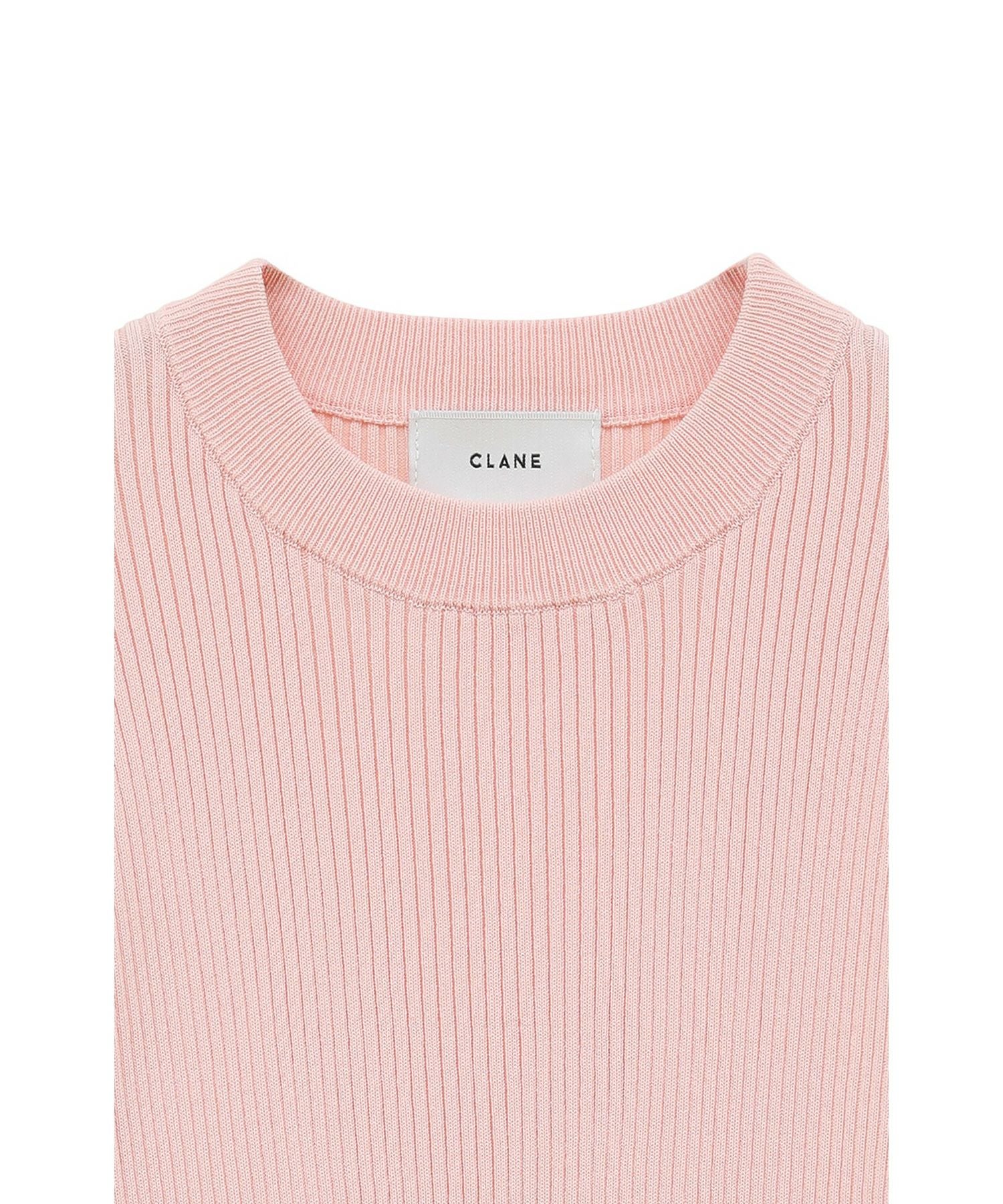 CLANE(クラネ)】 H/N HALF SLEEVE RIB KNIT TOPS|PARIGOT ONLINE CLANE(クラネ)】 H/N HALF SLEEVE RIB KNIT TOPS|PARIGOT ONLINE