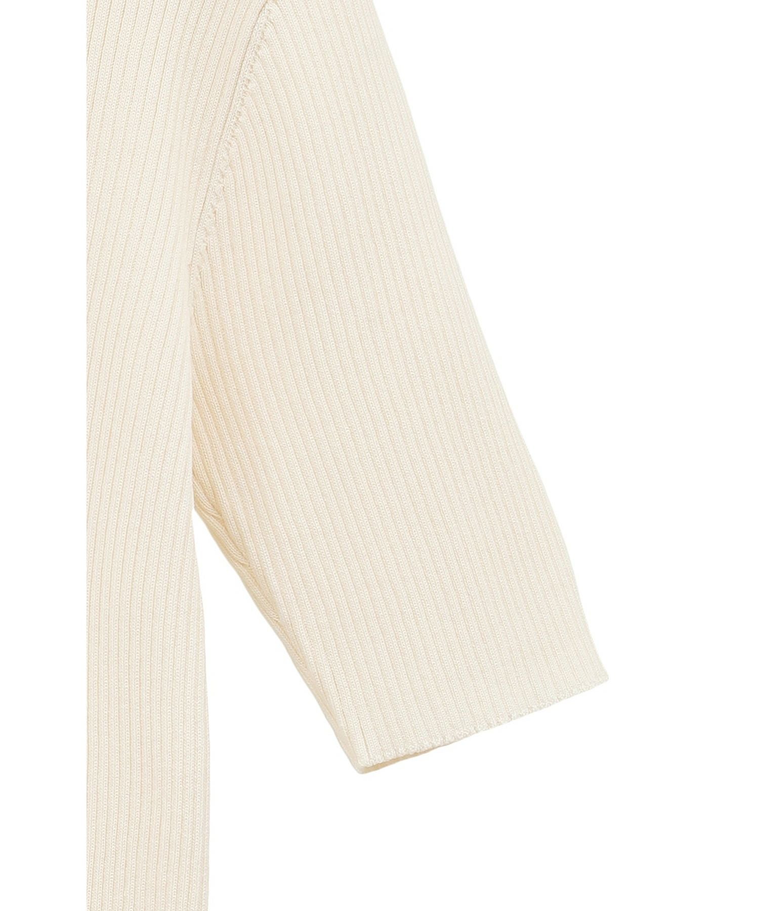 CLANE(クラネ)】 H/N HALF SLEEVE RIB KNIT TOPS｜PARIGOT ONLINE