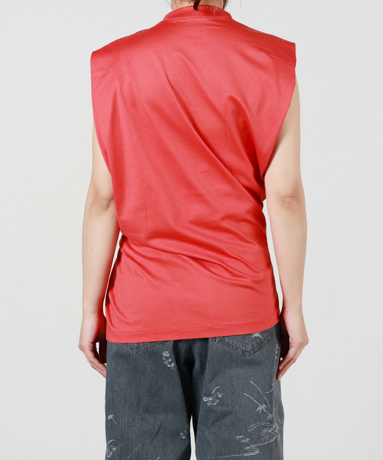 Mame Kurogouchi / マメクロゴウチ | Cotton T-Shirt / 立体シルエット コットンTシャツ | 1 | ECRU | レディース Mame Kurogouchi / マメクロゴウチ | Cotton T-Shirt / 立体シルエット