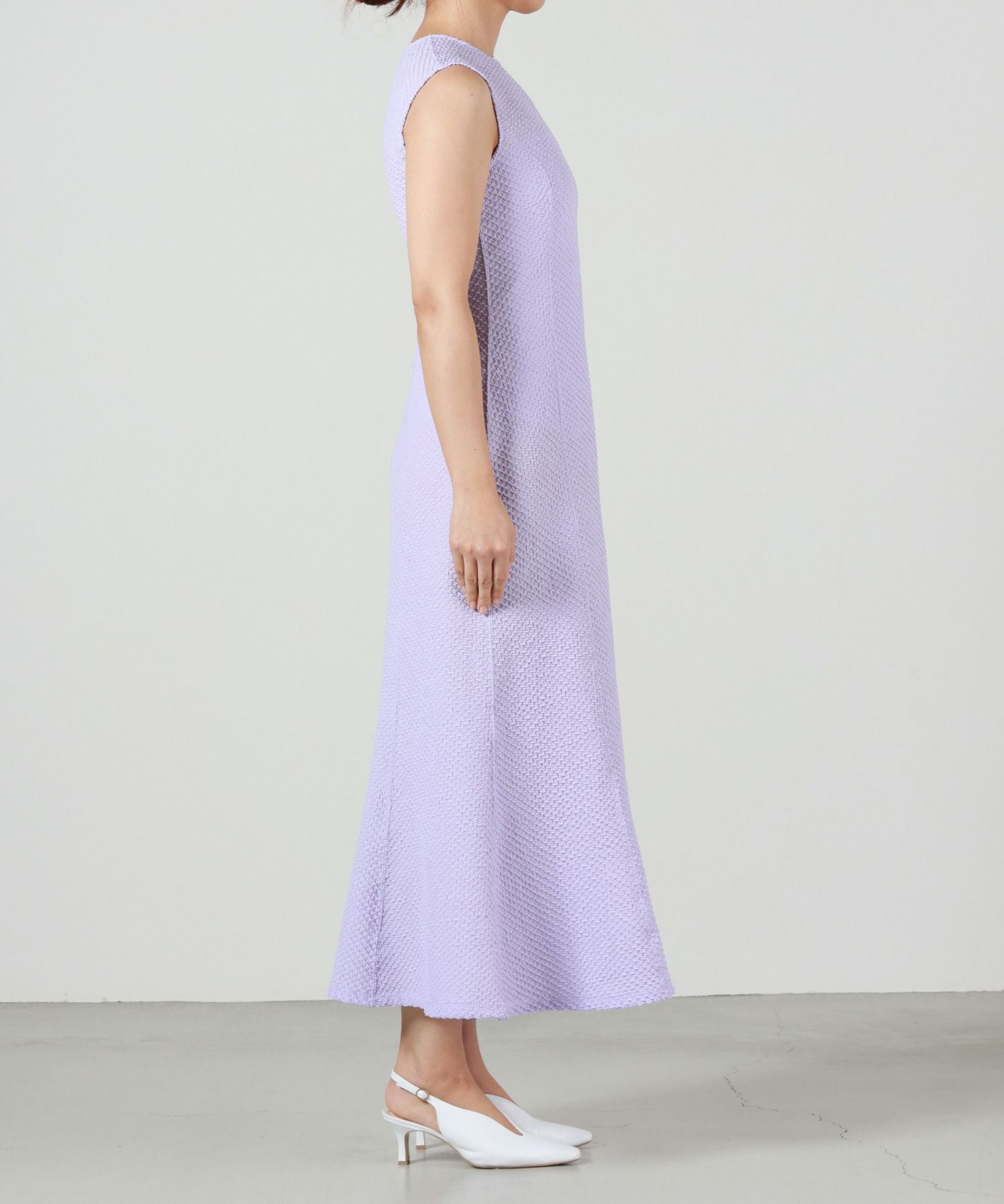 Mame Kurogouchi(マメ クロゴウチ)】 Shirring Jersey Jacquard