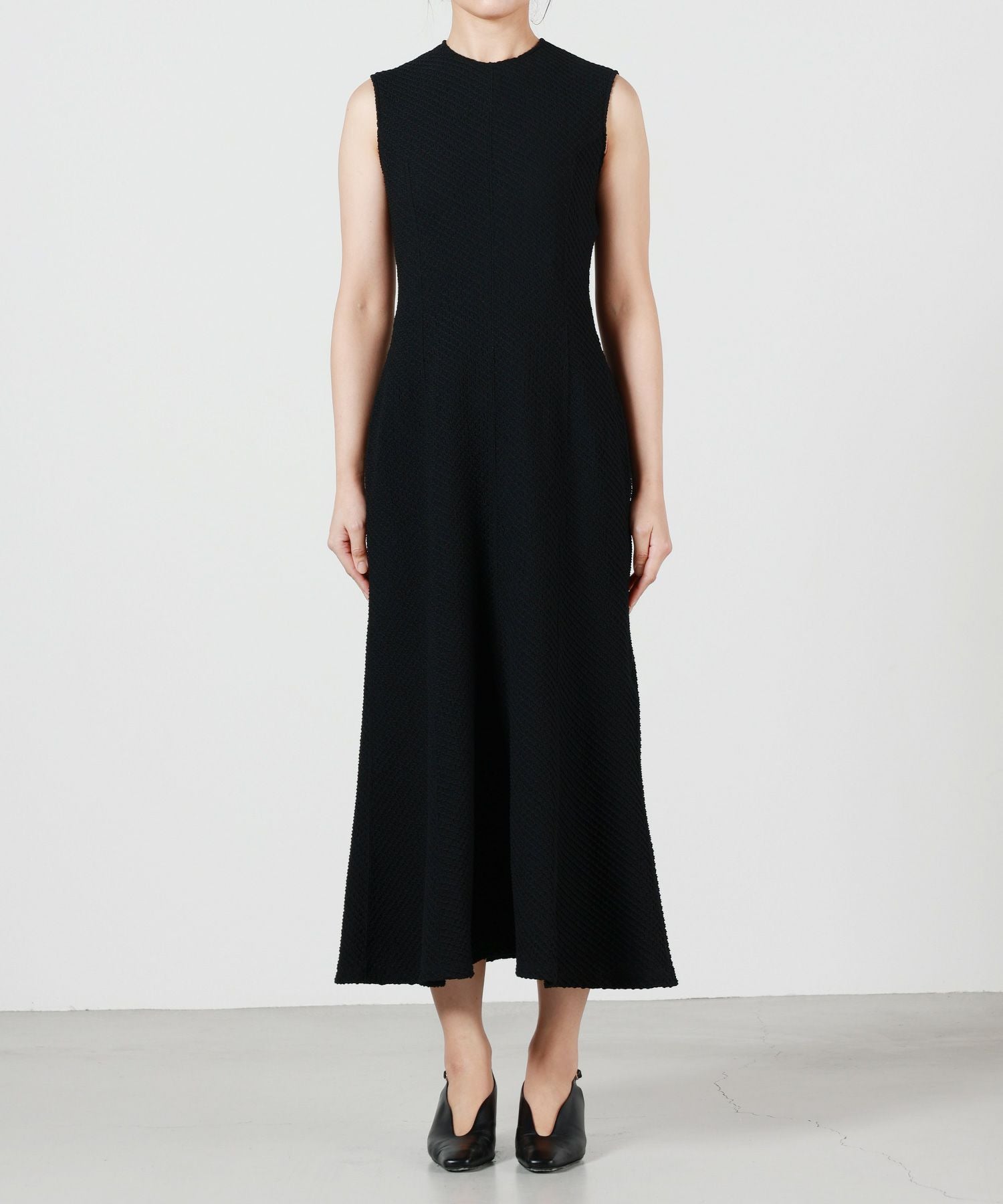 Mame Kurogouchi(マメ クロゴウチ)】 Shirring Jersey Jacquard