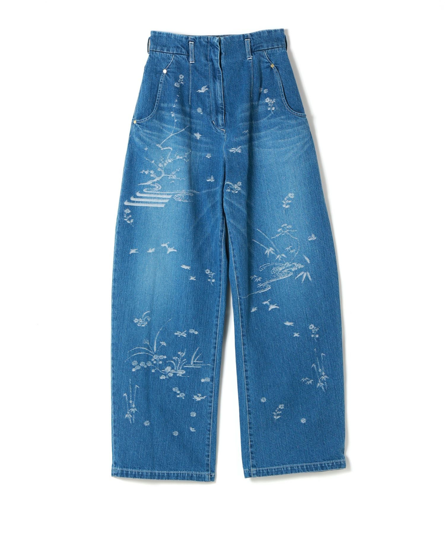 Mame Kurogouchi(マメ クロゴウチ)】 Nature Pattern Jacquard Wide
