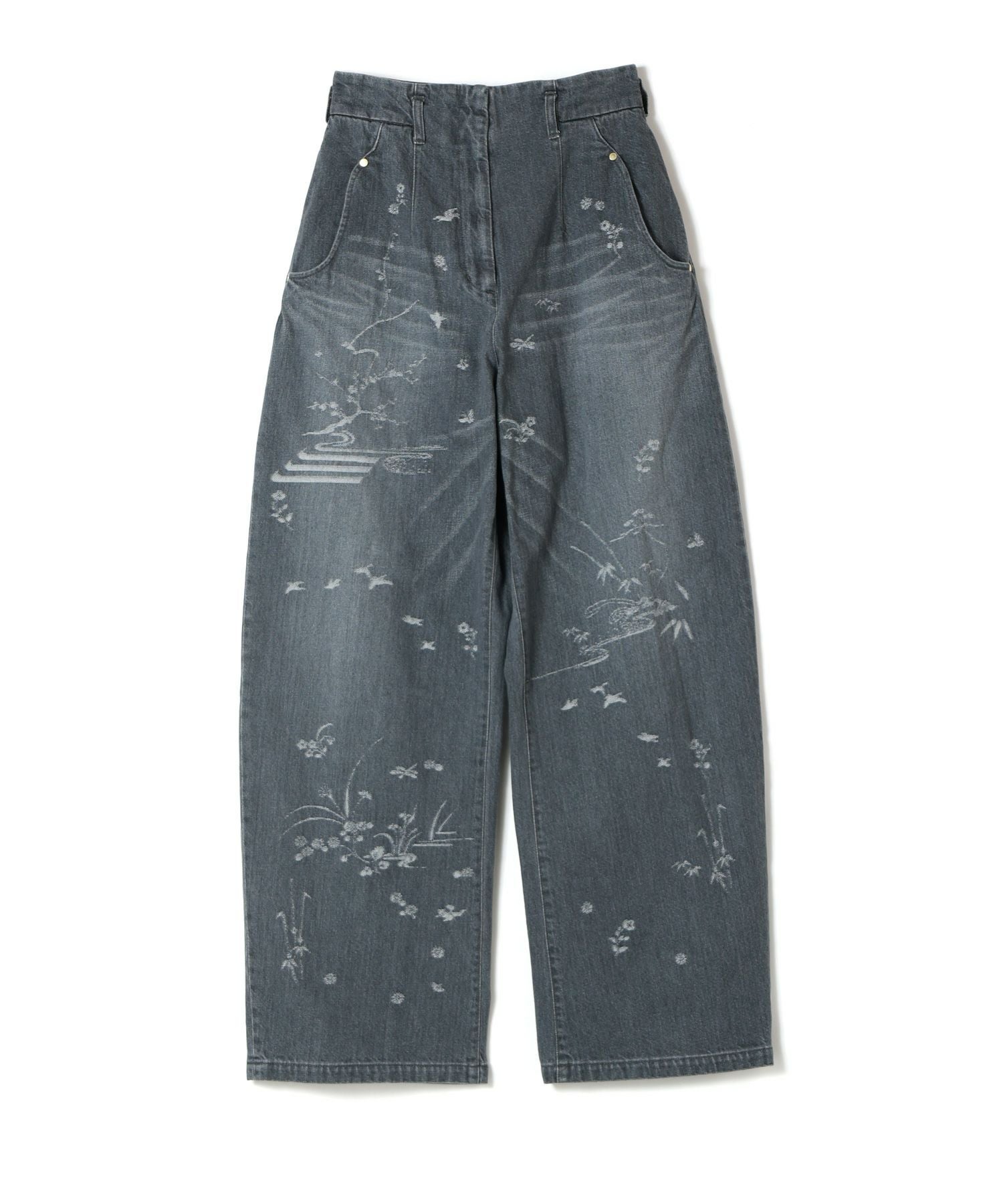 Mame Kurogouchi(マメ クロゴウチ)】 Nature Pattern Jacquard Wide