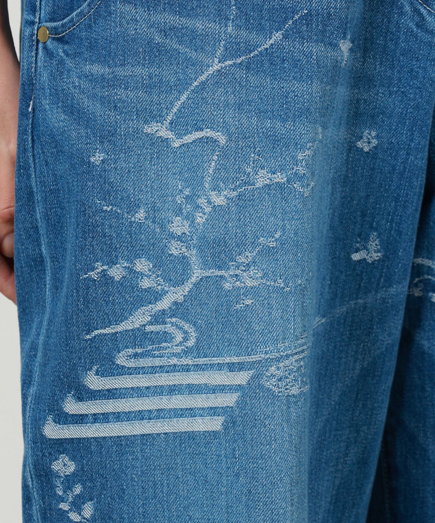 Mame Kurogouchi(マメ クロゴウチ)】 Nature Pattern Jacquard Wide