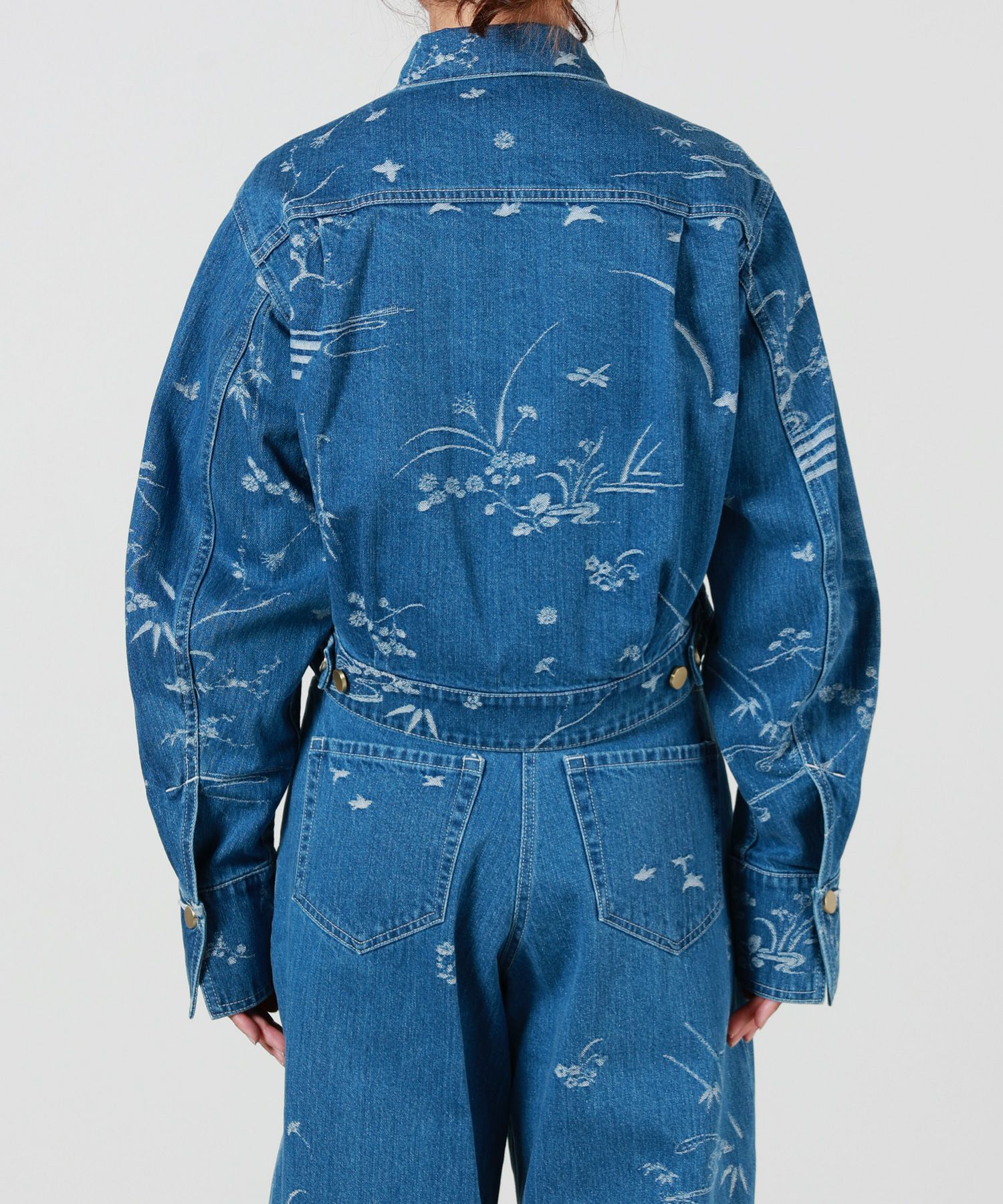 Mame Kurogouchi(マメ クロゴウチ)】 Nature Pattern Jacquard Short