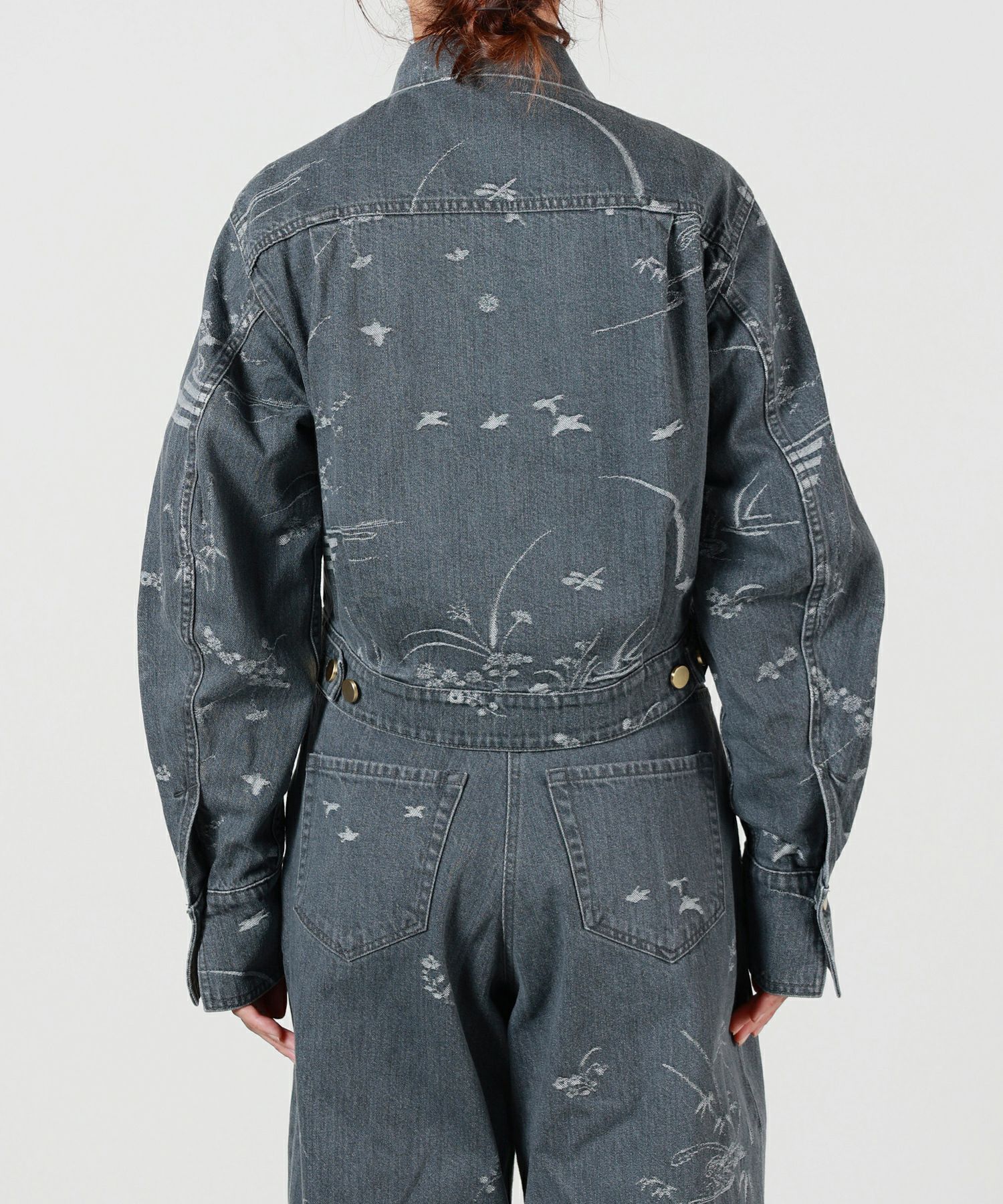 Mame Kurogouchi(マメ クロゴウチ)】 Nature Pattern Jacquard Short