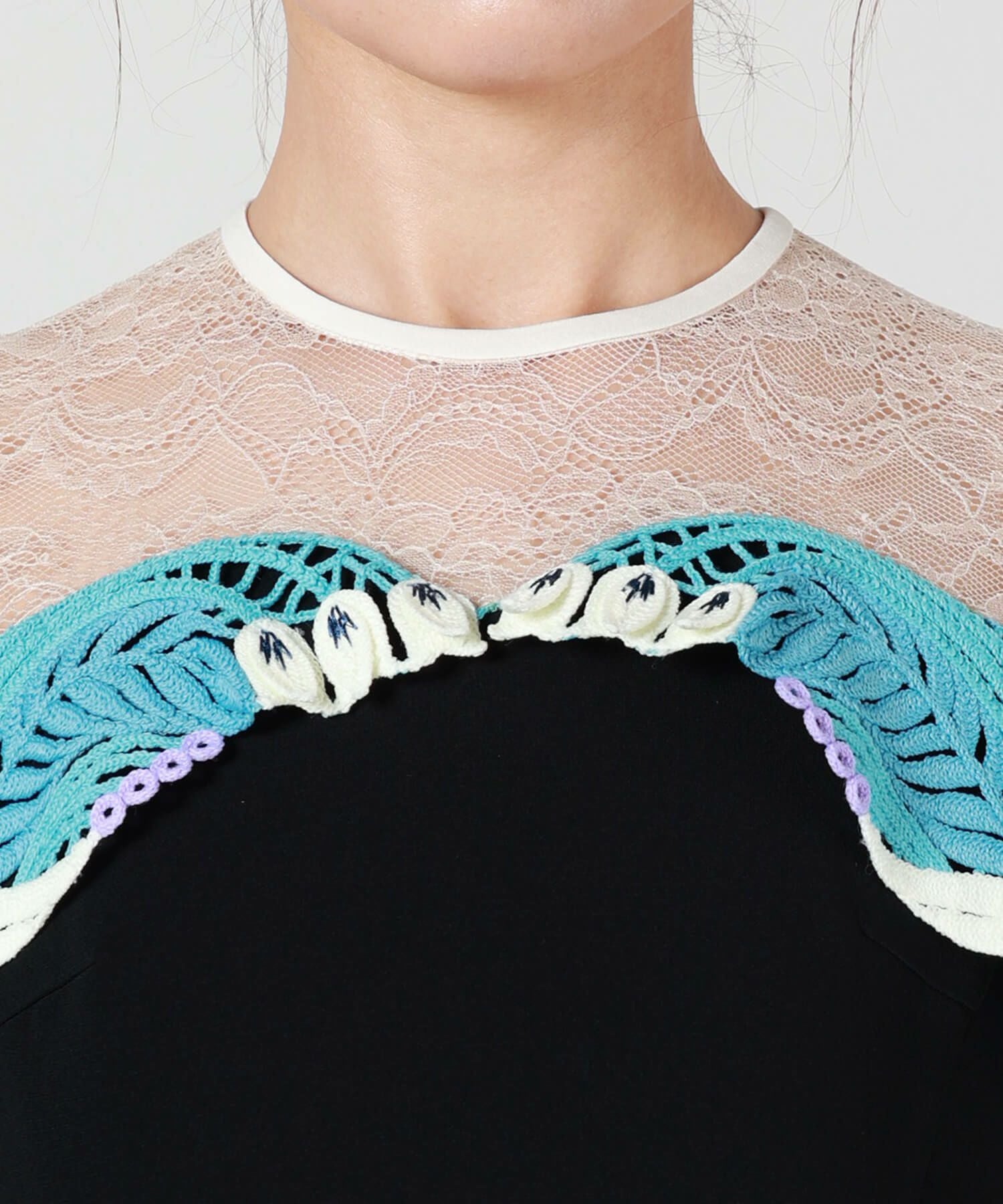 Mame Kurogouchi(マメ クロゴウチ)】 PARIGOT別注 Tulle Lace Classic