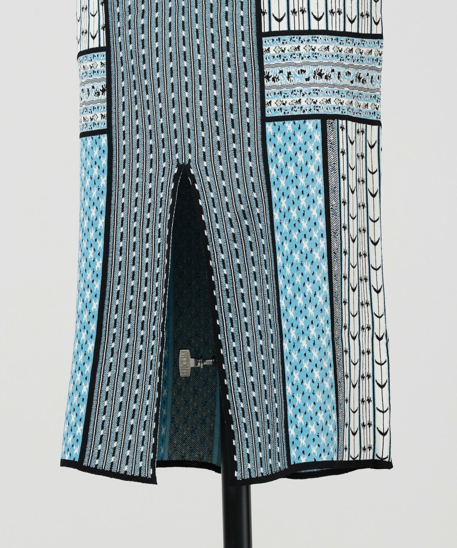 Mame Kurogouchi(マメ クロゴウチ)】 Geometric Pattern Knitted Dress