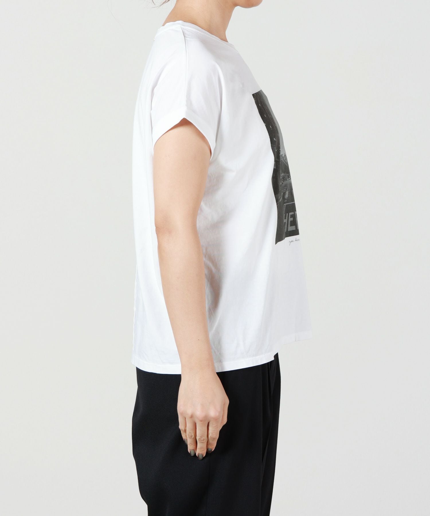 MICA&DEAL(マイカ＆ディール)】 フォトプリントT-shirt-city｜PARIGOT