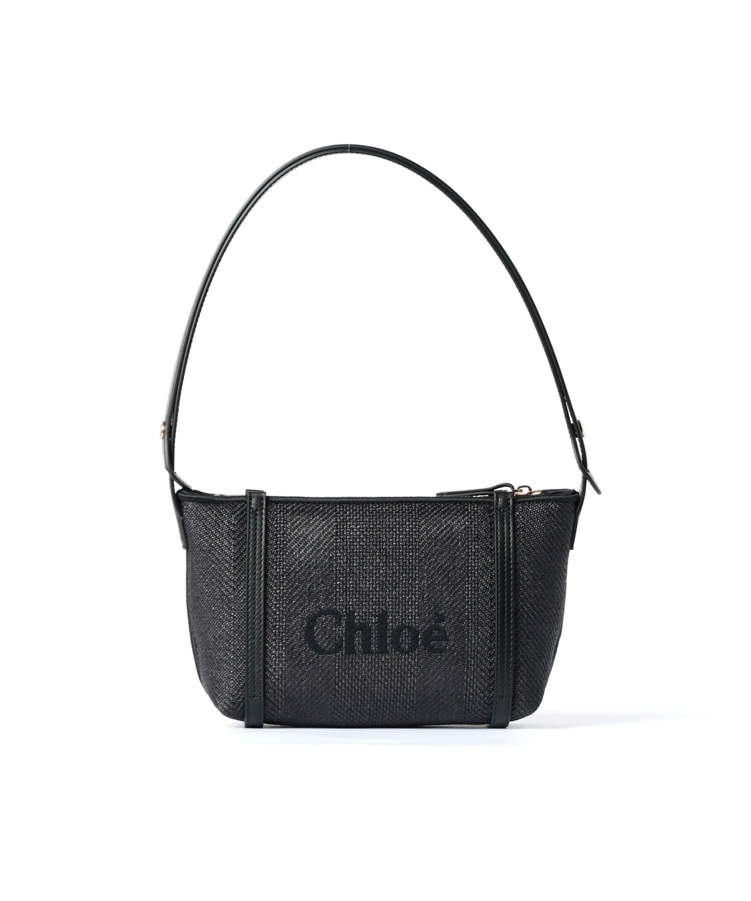 Chloé クロエ　ブラック パラディ　ショルダーバッグ　保存袋付き Chloe(クロエ)】 キャリーロゴディテールショルダーバッグ｜PARIGOT