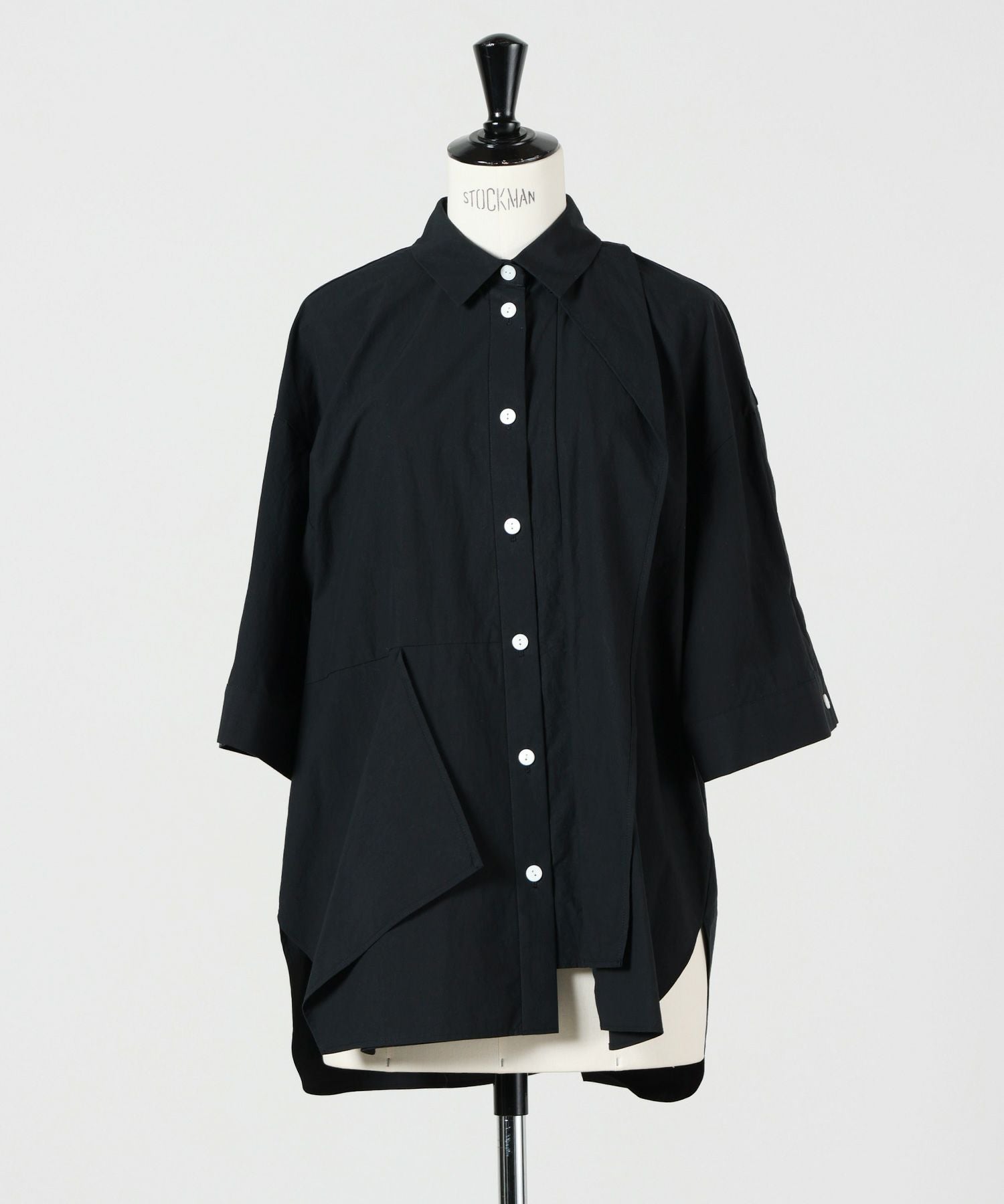 ENFOLD LAYERED HALF SLEEVES SHIRT 5分袖シャツ ENFOLD(エンフォルド)】 LAYERED HALF‐SLEEVES SHIRT｜PARIGOT ONLINE