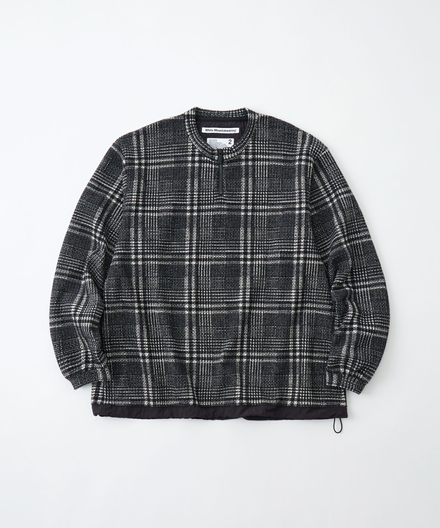 White Mountaineering(ホワイトマウンテニアリング)】 HALF ZIP CHECK