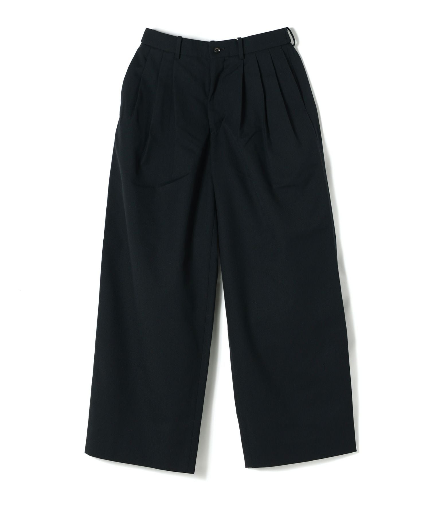 MARKAWARE(マーカウェア)】 TRIPLE PLEATED WIDE TROUSERS -Organic