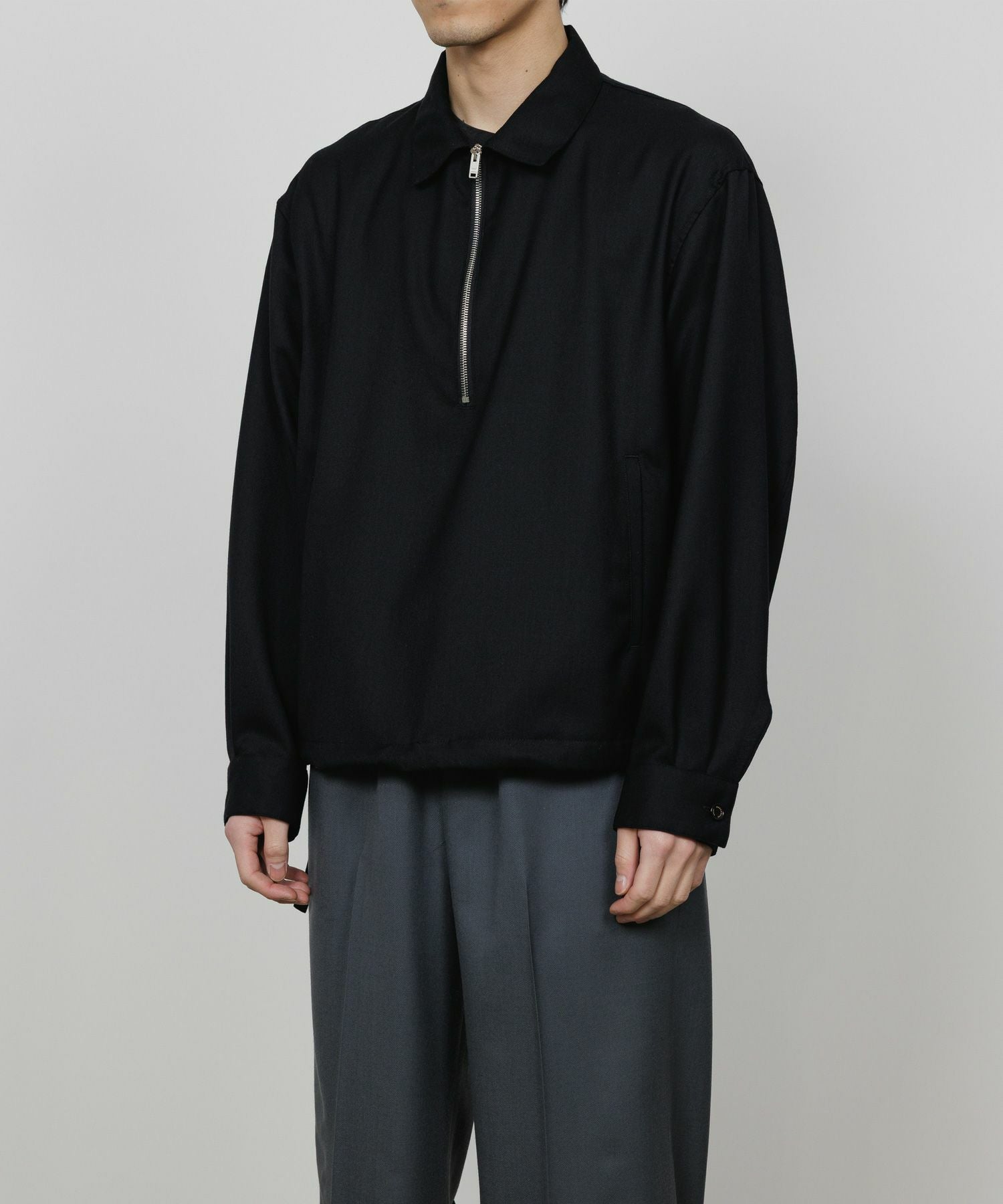 MARKAWARE(マーカウェア)】 2/80オーガニックウールヴィエラ ハーフ