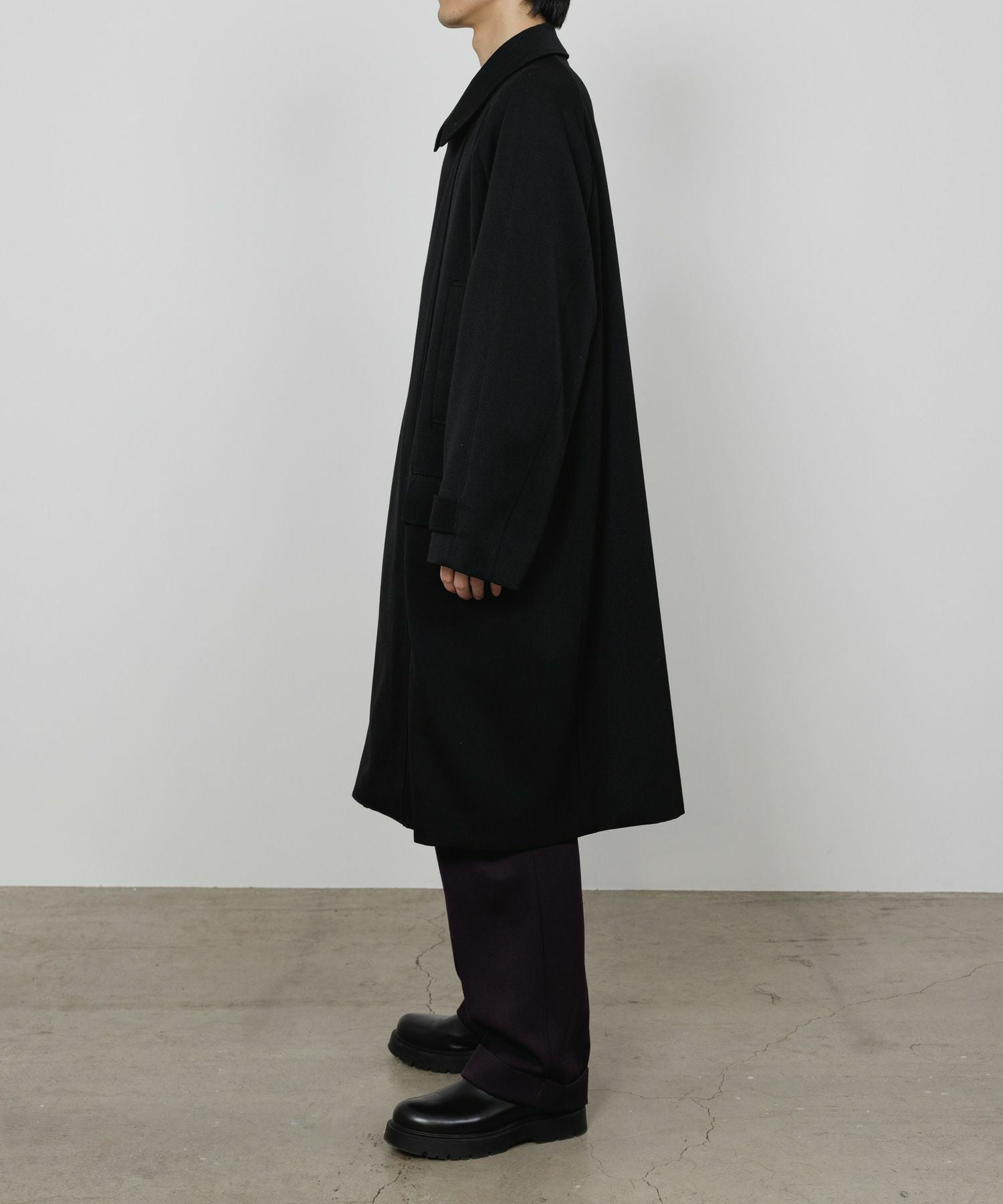 MARKAWARE(マーカウェア)】 Polwarth Tuxedo Cloth Hunter Coat
