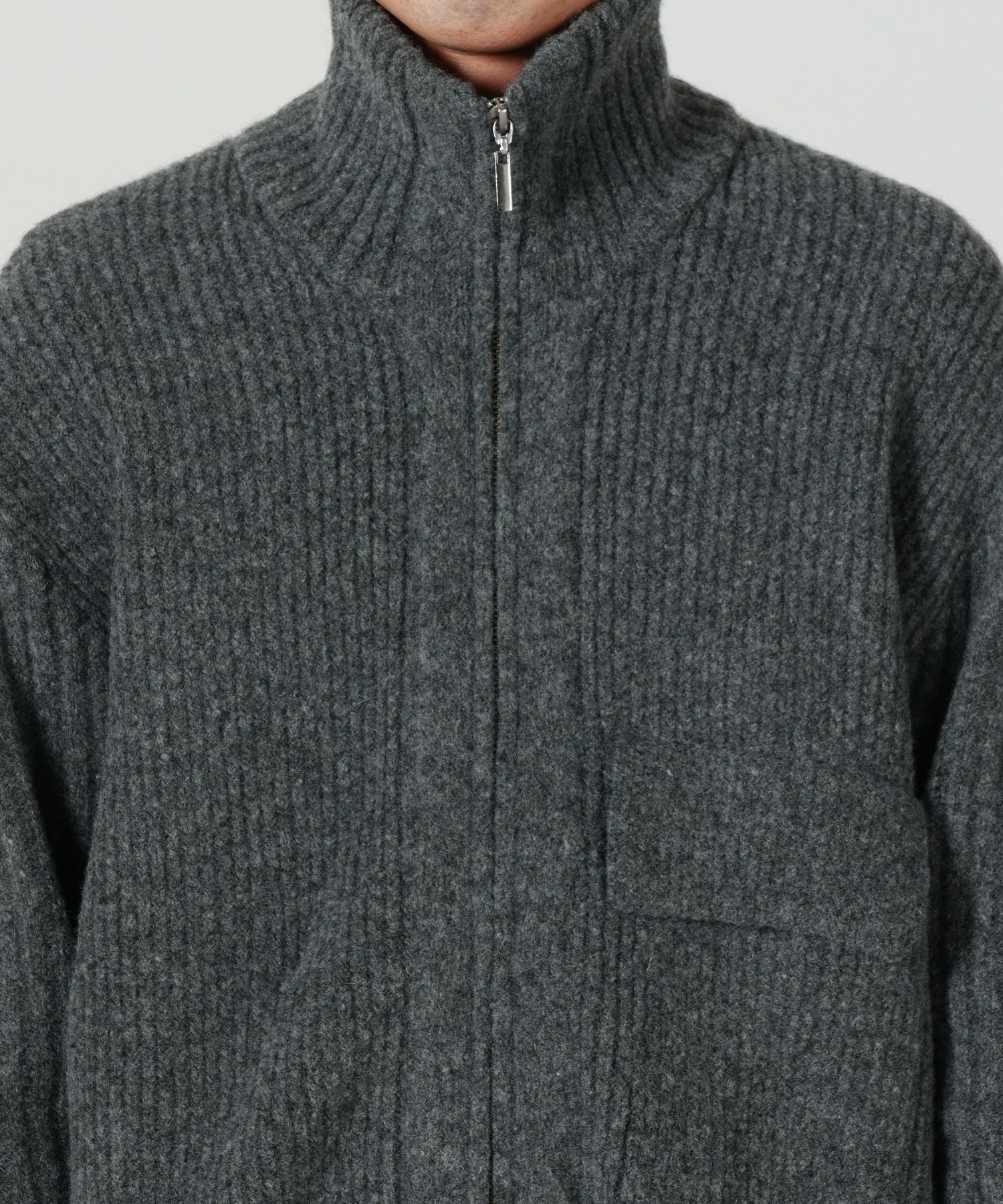 UJOHトップス UJOH(ウジョー)】 Zip High Neck Knit｜PARIGOT ONLINE（パリゴ