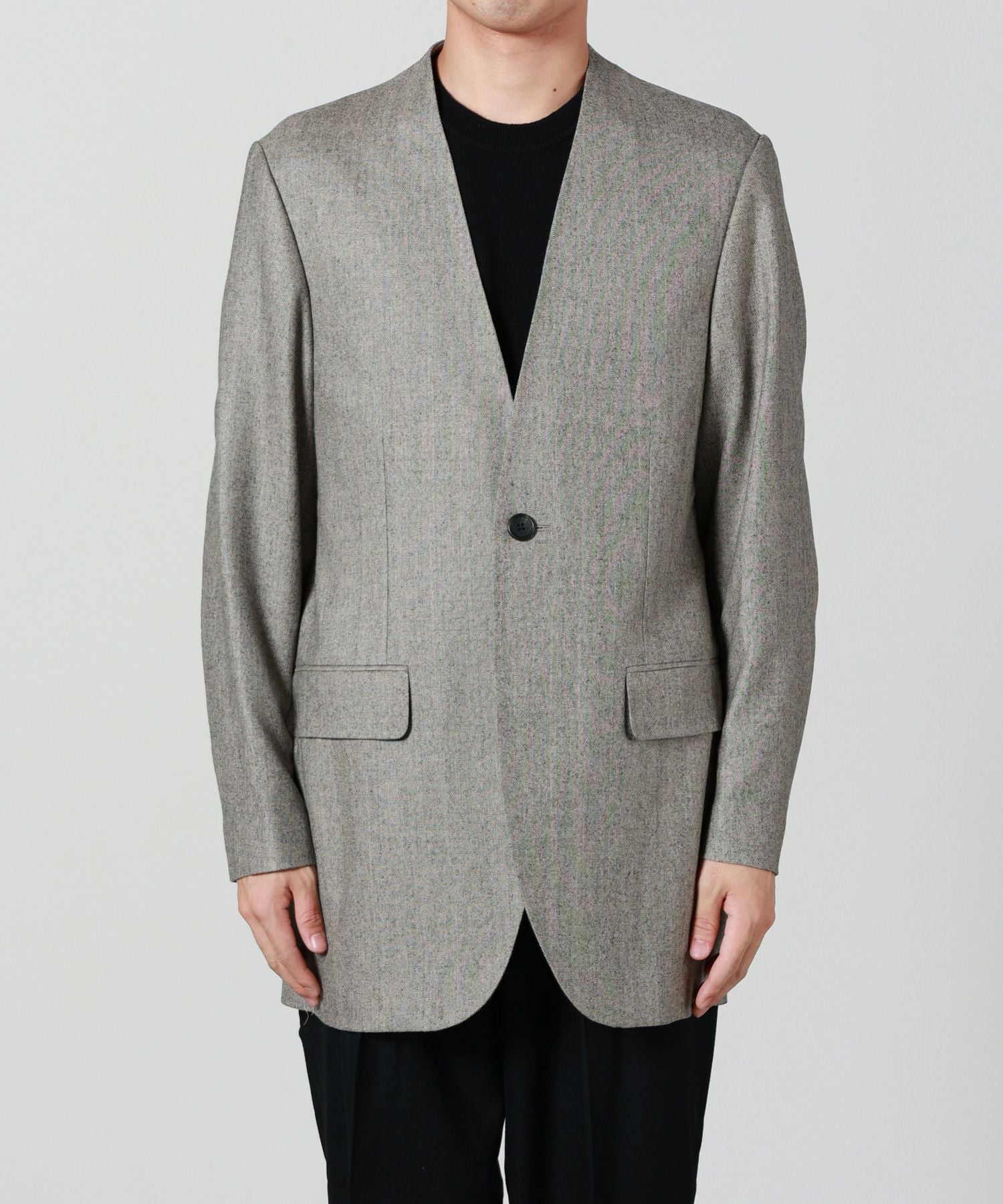 RAINMAKER(レインメーカー)】 NO COLLAR LONG JACKET｜PARIGOT ONLINE