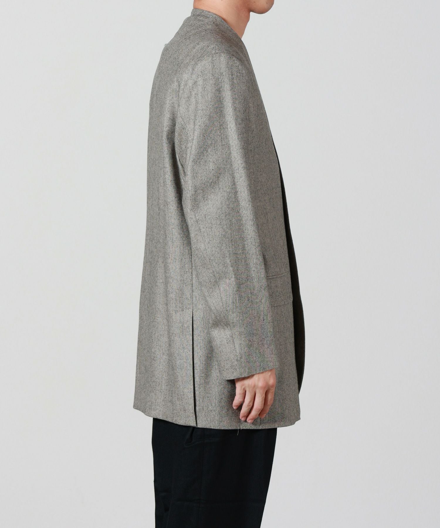 RAINMAKER(レインメーカー)】 NO COLLAR LONG JACKET｜PARIGOT ONLINE
