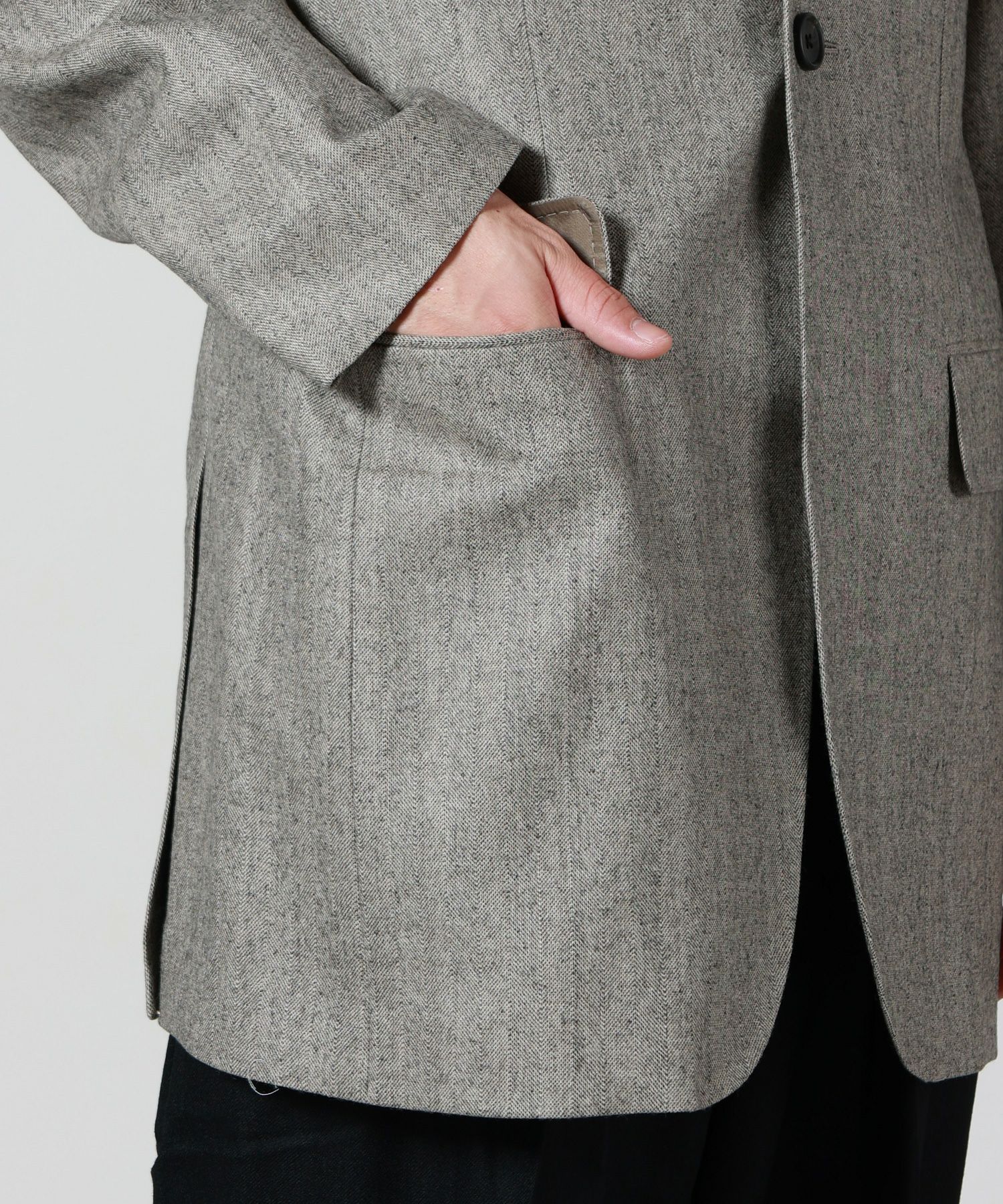 RAINMAKER(レインメーカー)】 NO COLLAR LONG JACKET｜PARIGOT ONLINE