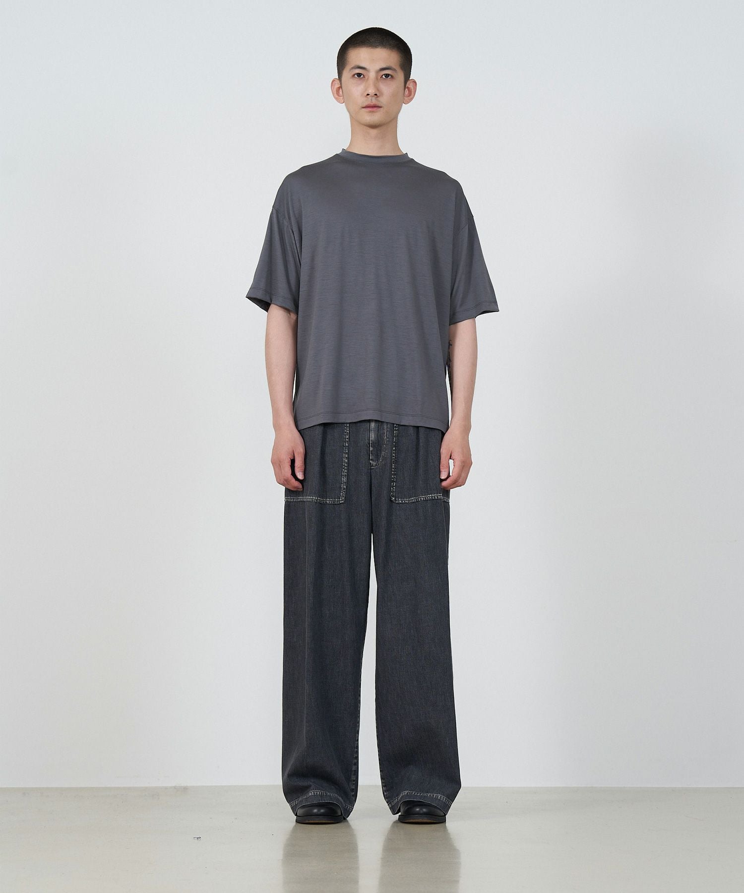 YOKE(ヨーク)】 SUPER 120'S WASHABLE WOOL JERSEY T-SHIRT｜PARIGOT