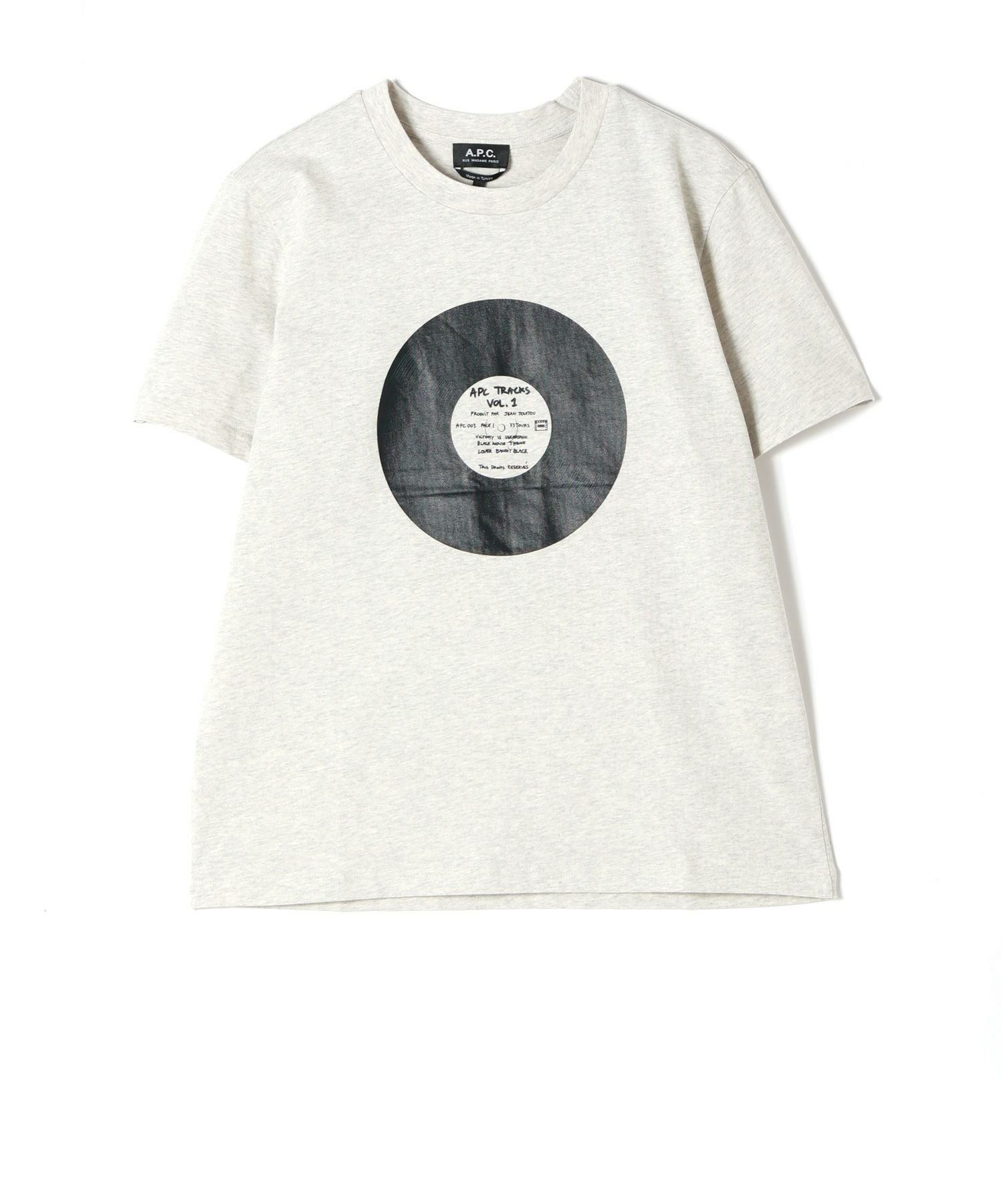 ＜A.P.C＞VINYL Tシャツ A.P.C.(アーペーセー)】 VINYL Tシャツ｜PARIGOT ONLINE（パリゴ
