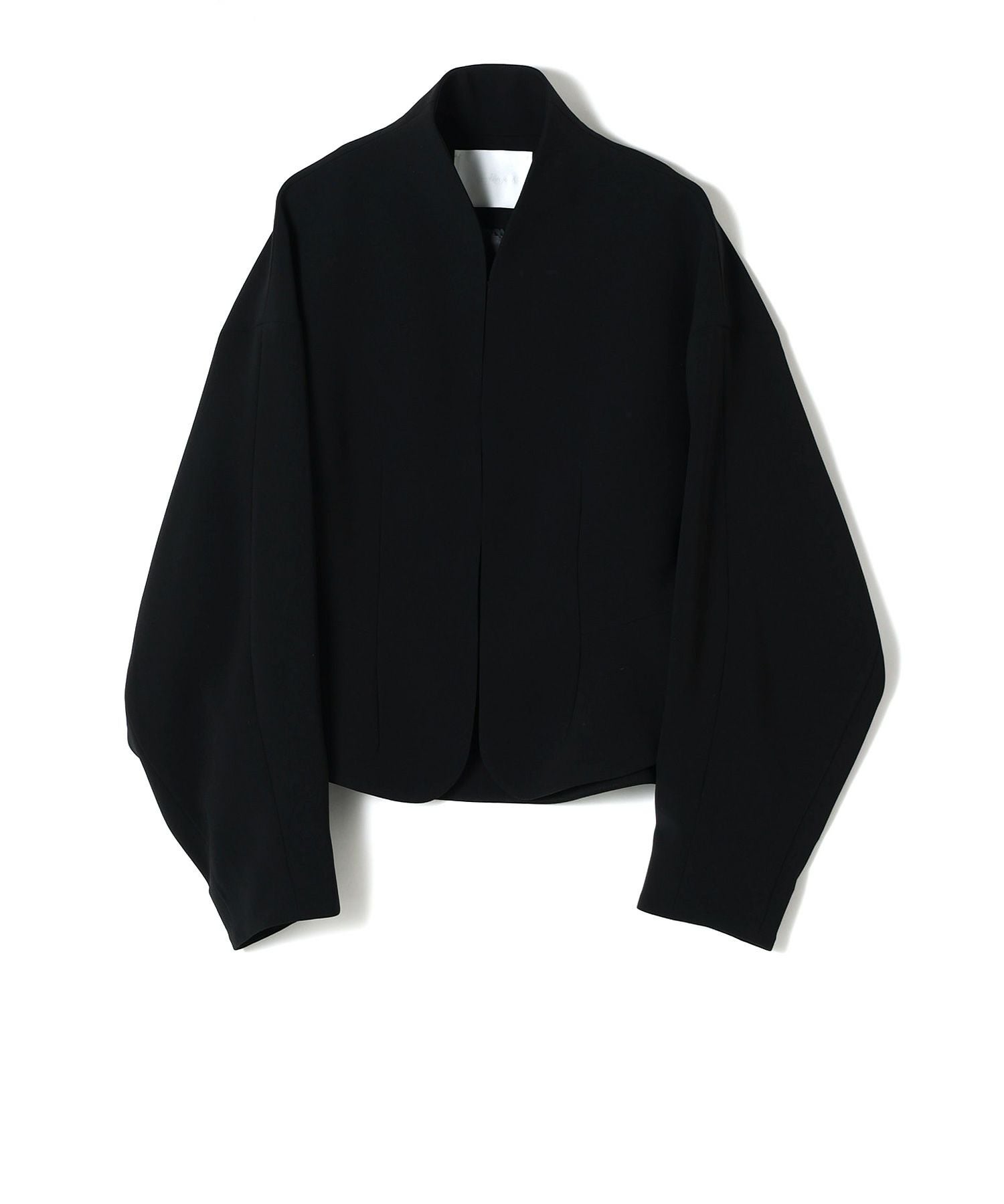 Mame Kurogouchi(マメ クロゴウチ)】 Acetate Polyester Collarless