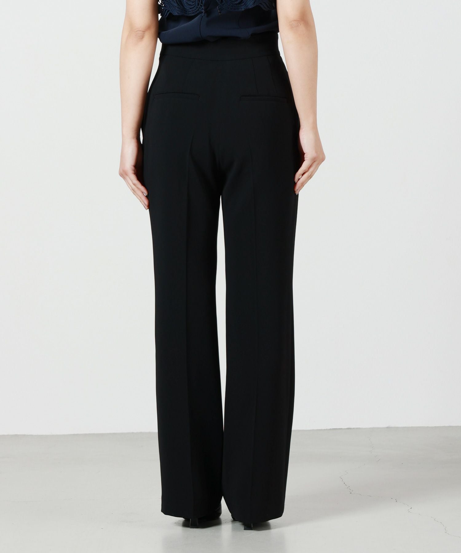 Mame Kurogouchi(マメ クロゴウチ)】 Acetate Polyester High Waisted